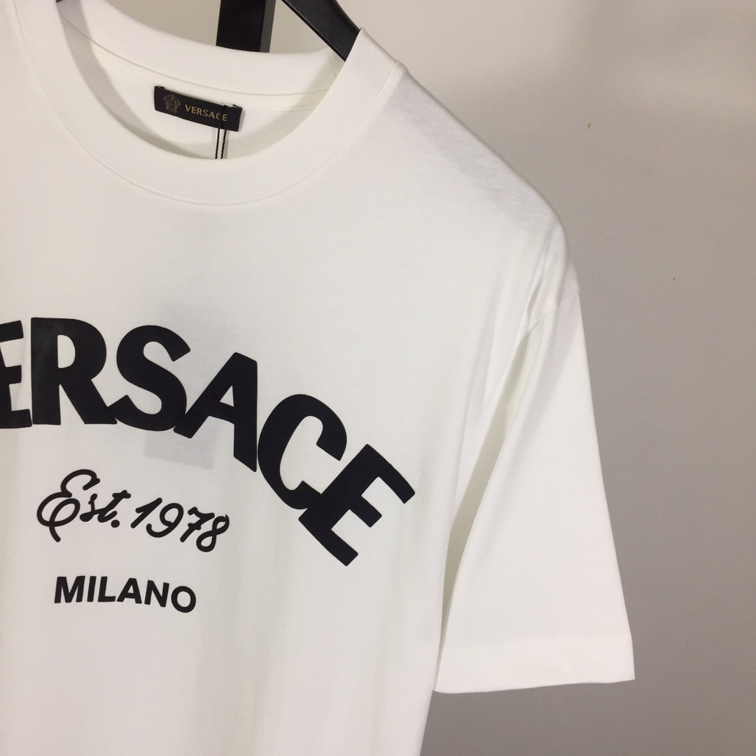 Versace Cotton T-shirt  - DesignerGu