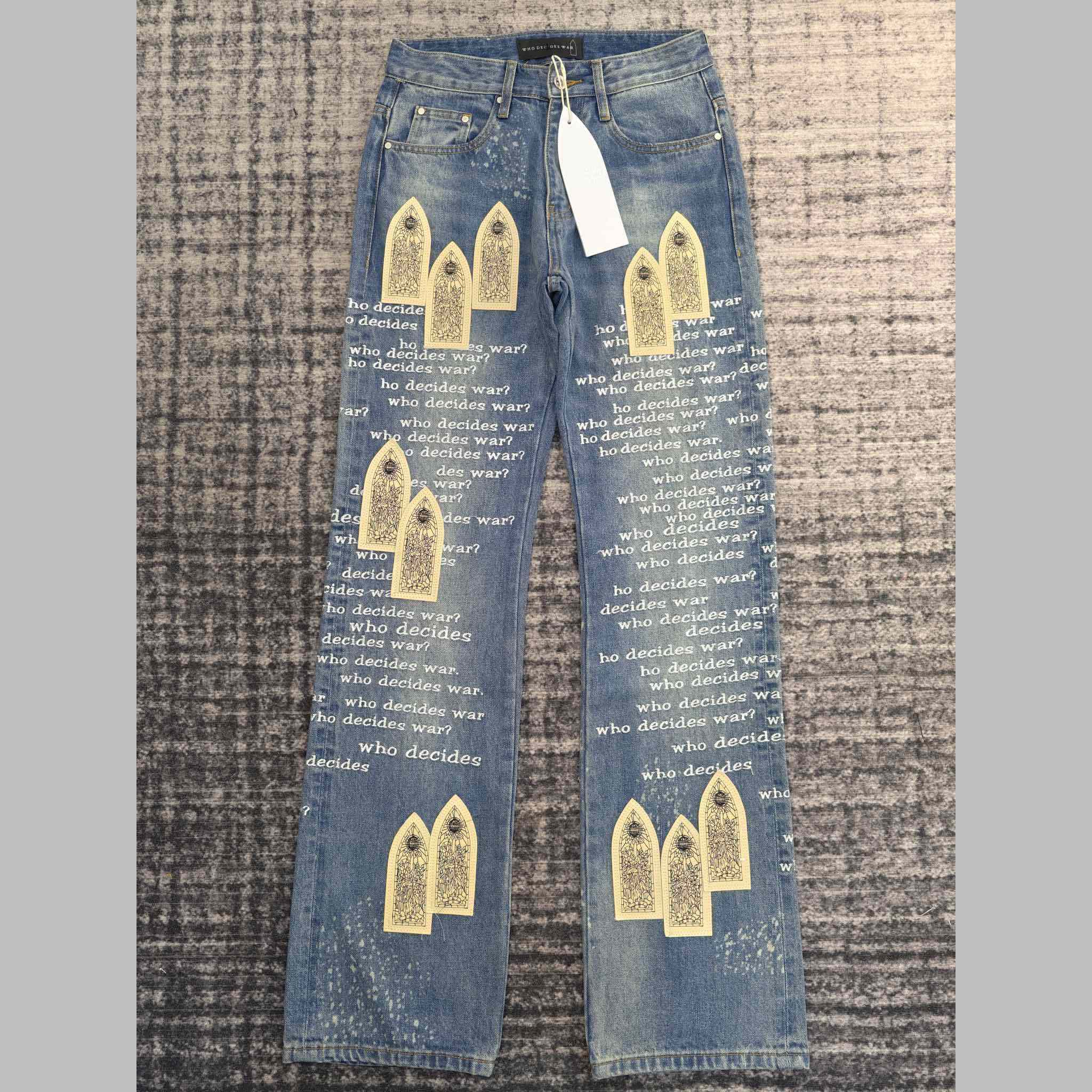 Who Decides War Techno Denim Jeans   704 - DesignerGu