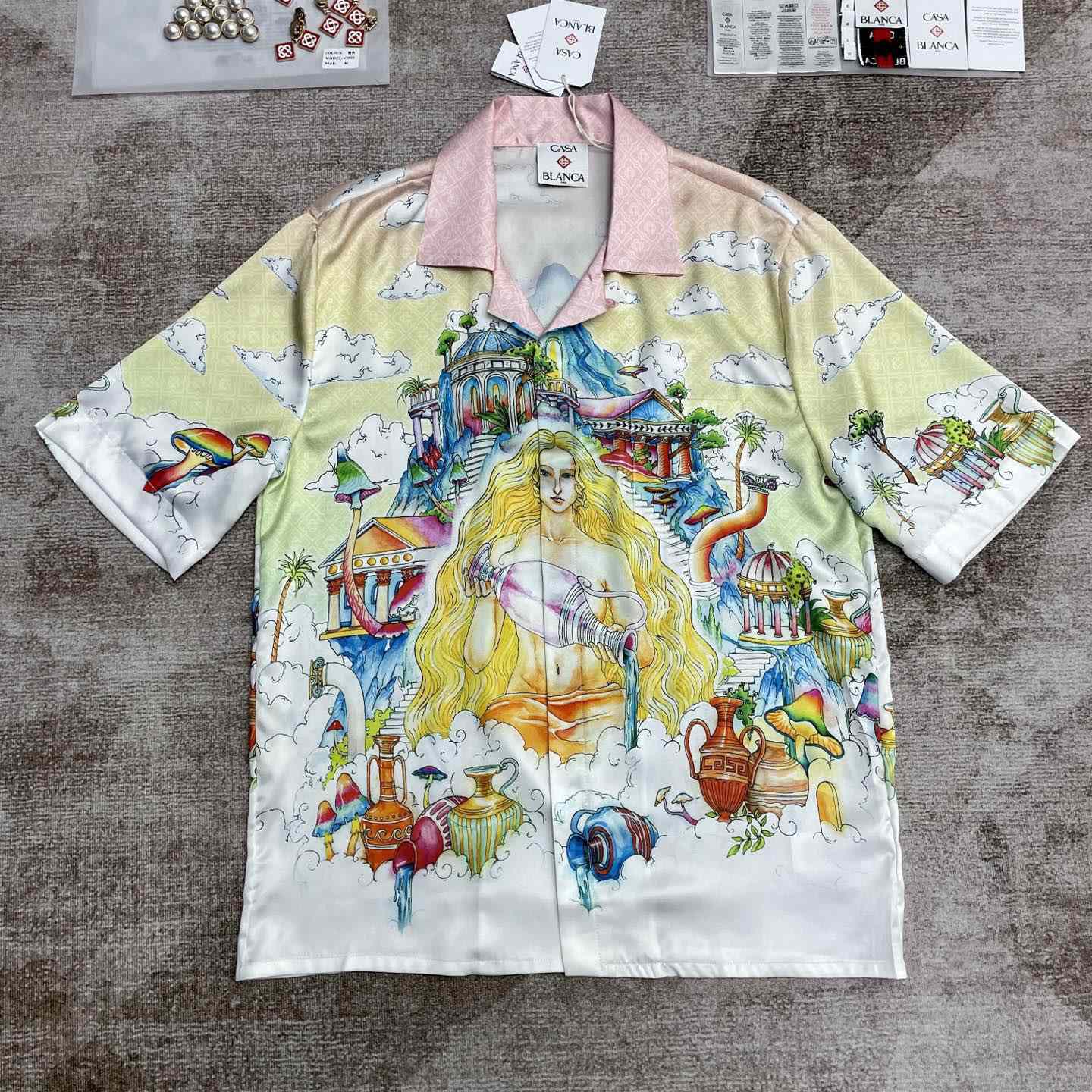 Casablanca The Road To Knowledge Shirt   CA3527 - DesignerGu