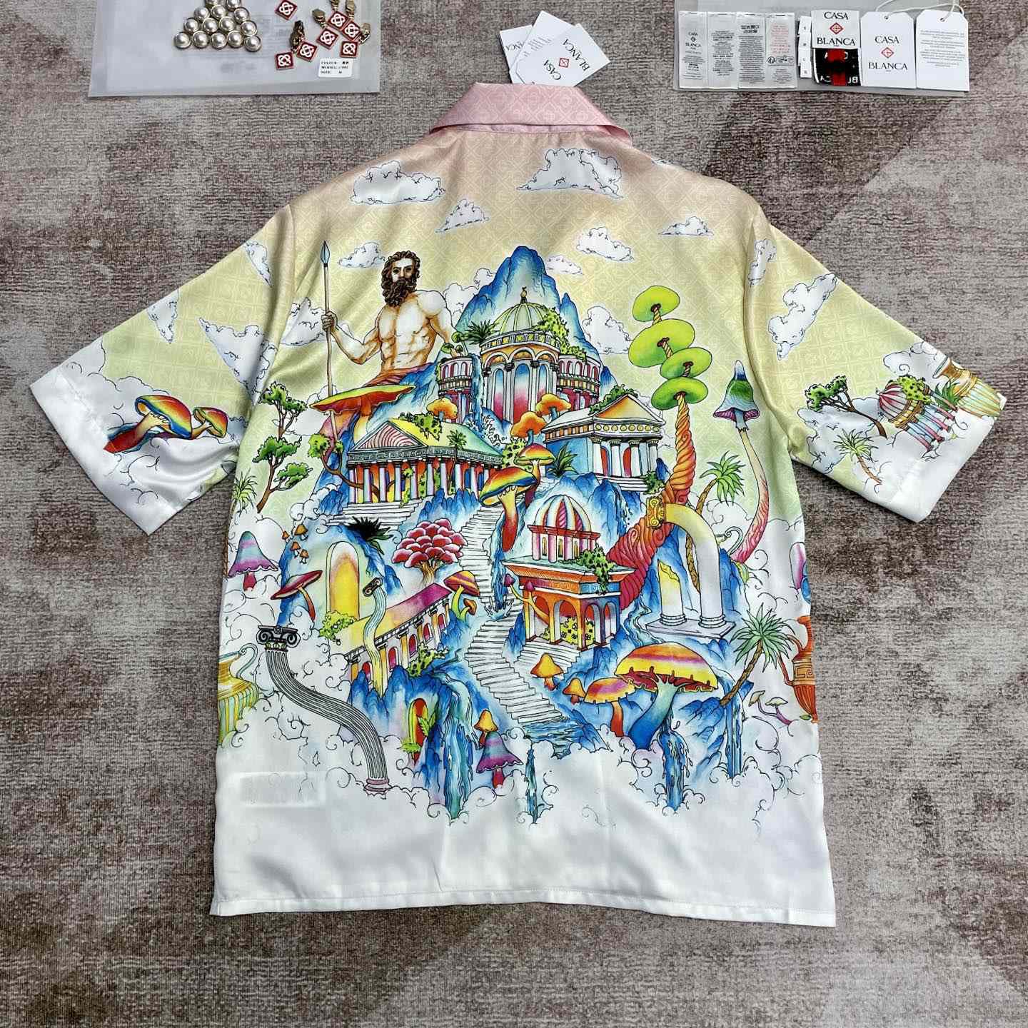 Casablanca The Road To Knowledge Shirt   CA3527 - DesignerGu