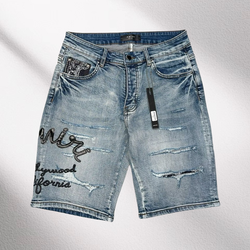Amiri Denim Shorts     8004 - DesignerGu