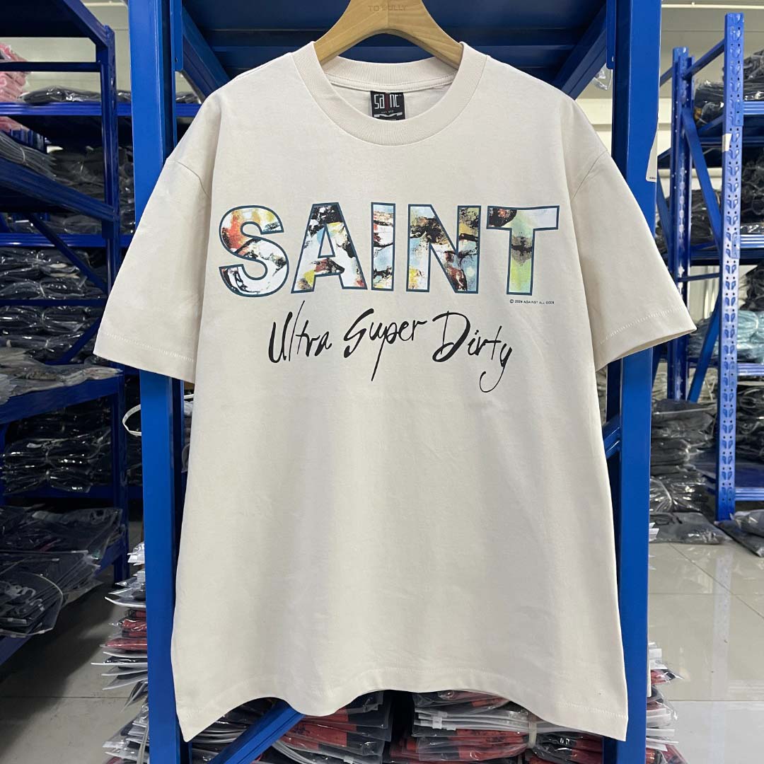 Saint Michael 25SS Tee Super Dirty - DesignerGu