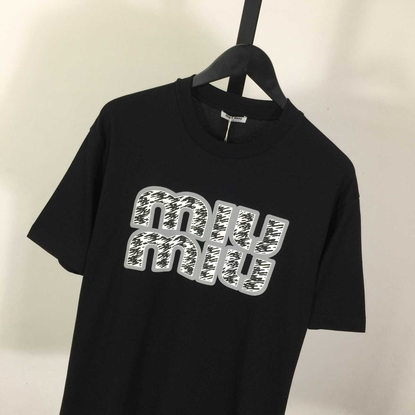 Miu Miu Logo T-shirt - DesignerGu