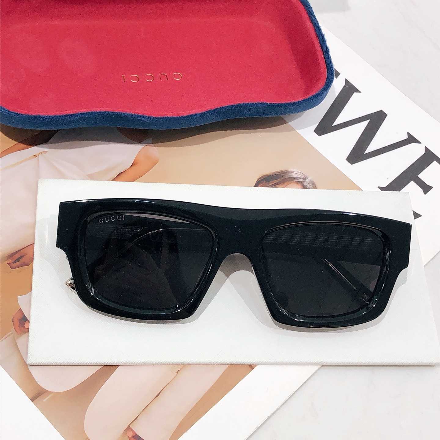 Gucci Rectangular Frame Sunglasses  GG1926s - DesignerGu