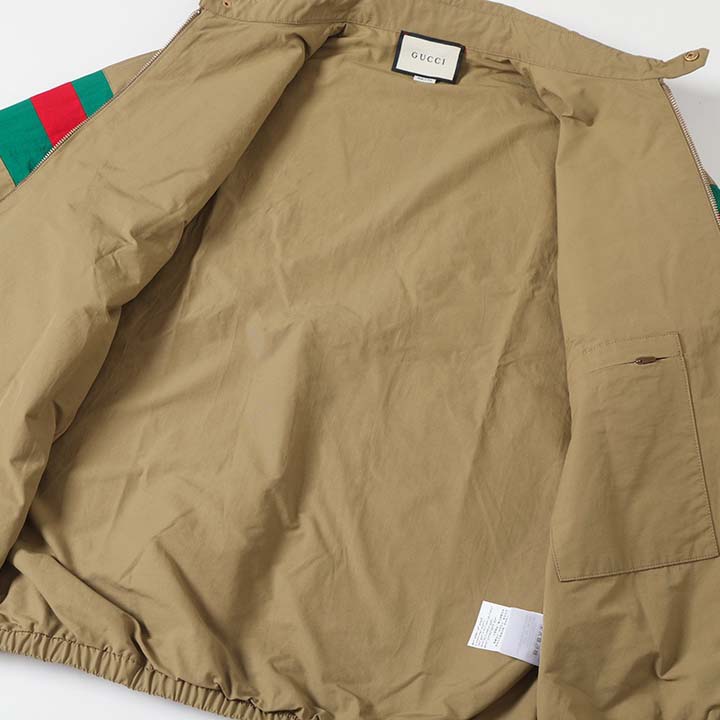 Gucci Classic Red And Green Striped Jacket - DesignerGu