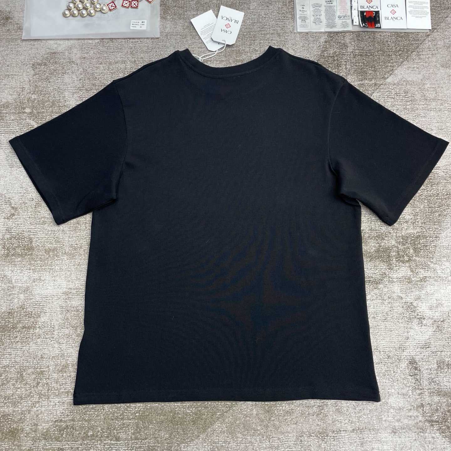 Casablanca Surf Trip Printed Tee - Black  C995 - DesignerGu