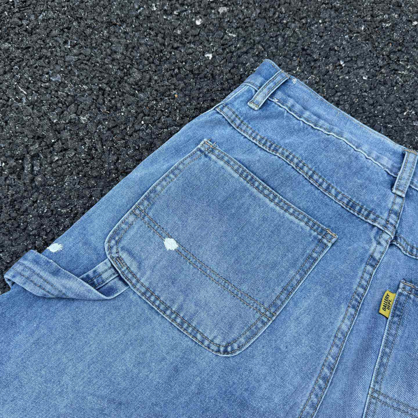 Gallery Dept. Reconstructed Denim Carpenter Shorts - DesignerGu