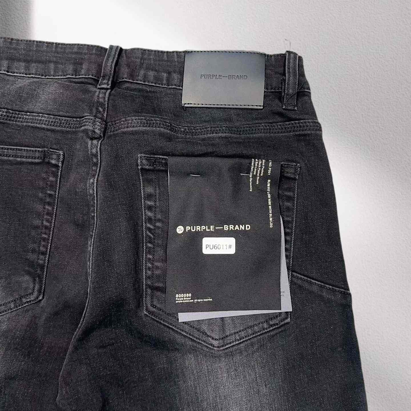 Purple-Brand Denim Shorts    6011 - DesignerGu