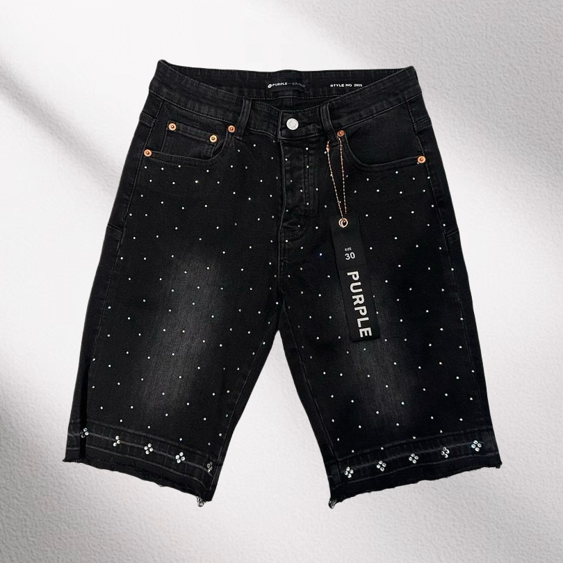 Purple-Brand Denim Shorts    6011 - 
