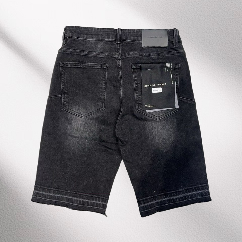 Purple-Brand Denim Shorts    6011 - 