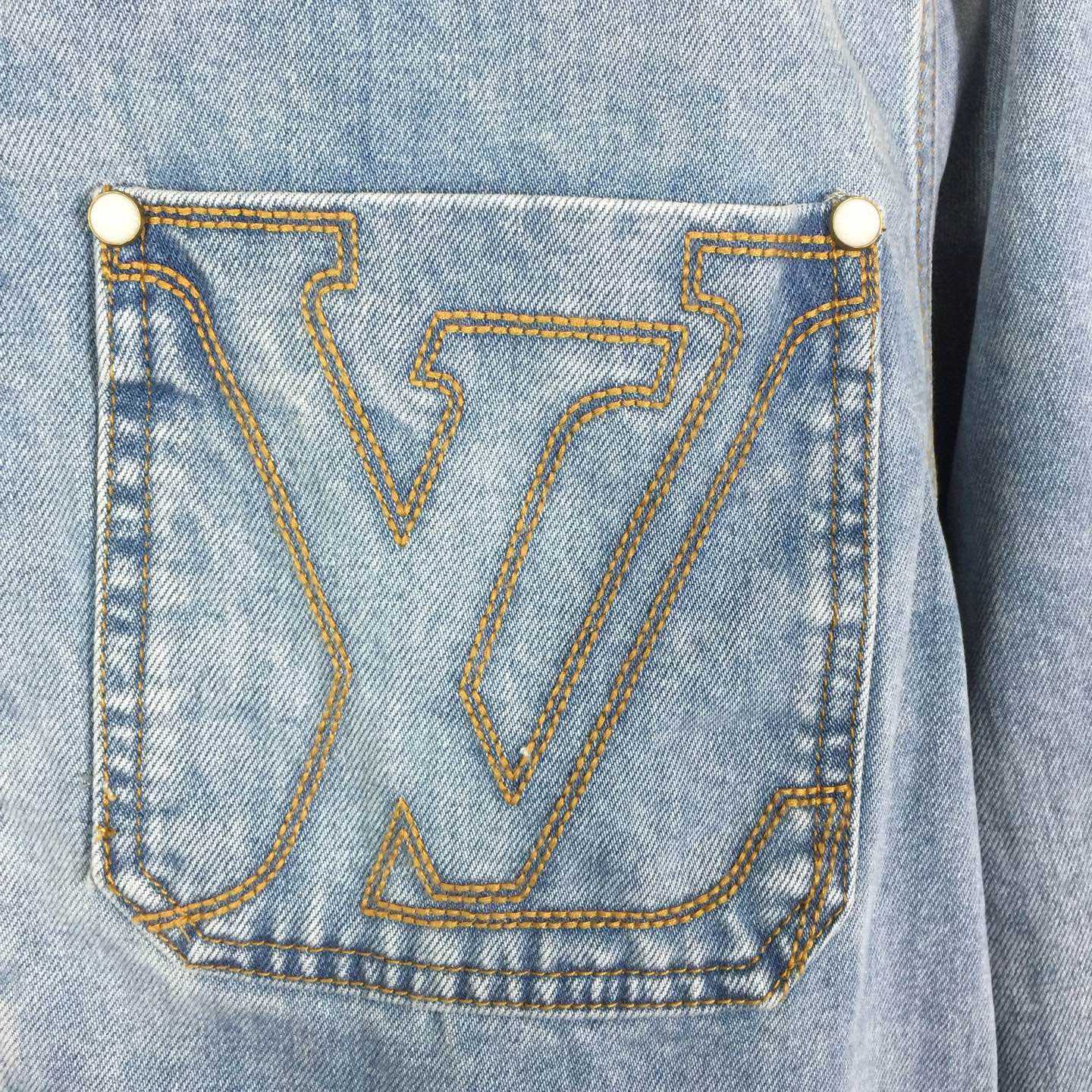 Louis Vuitton Workwear LV Denim Jacket 1AGTF7 - DesignerGu