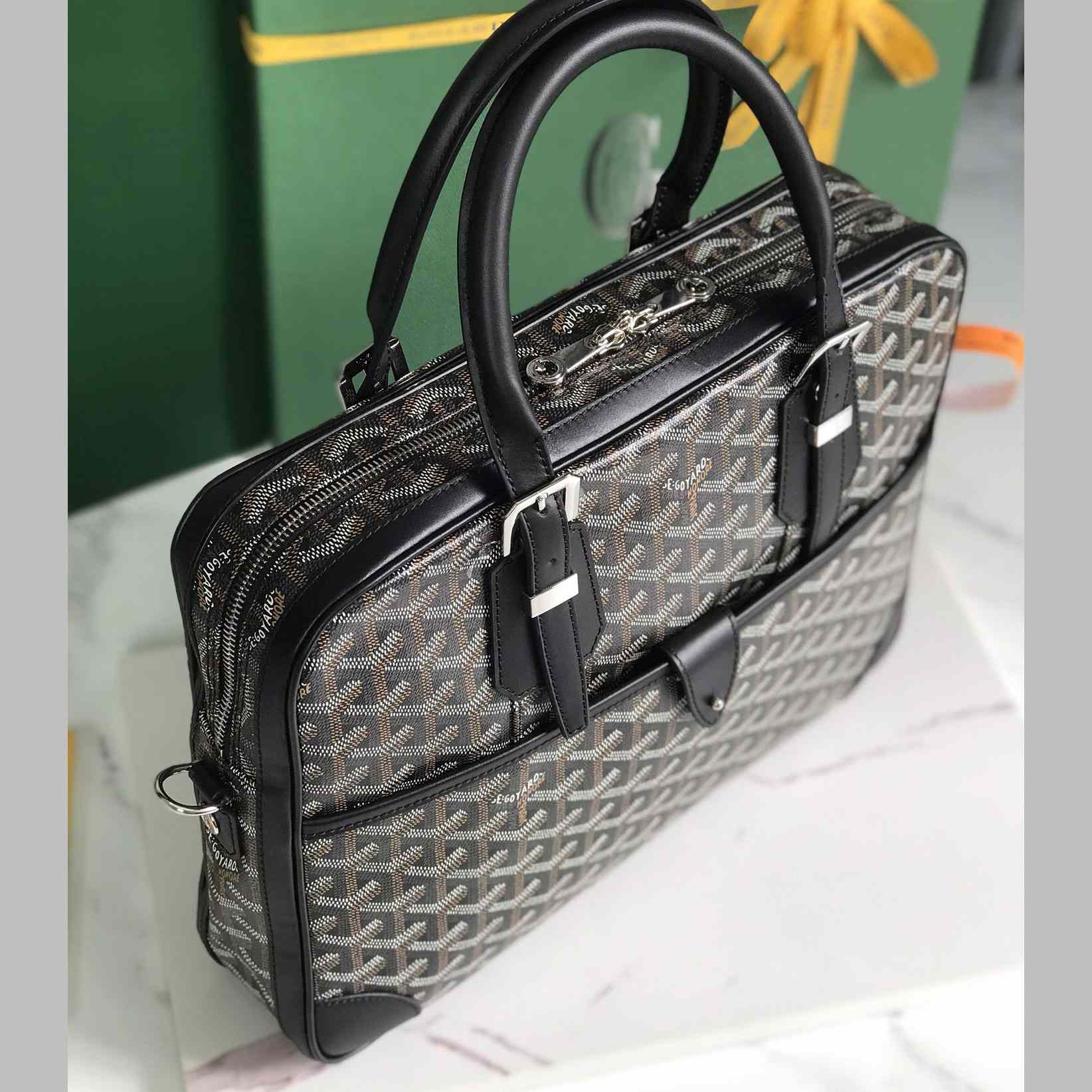 Goyard Ambassade MM Document Case  35×7×27cm - DesignerGu