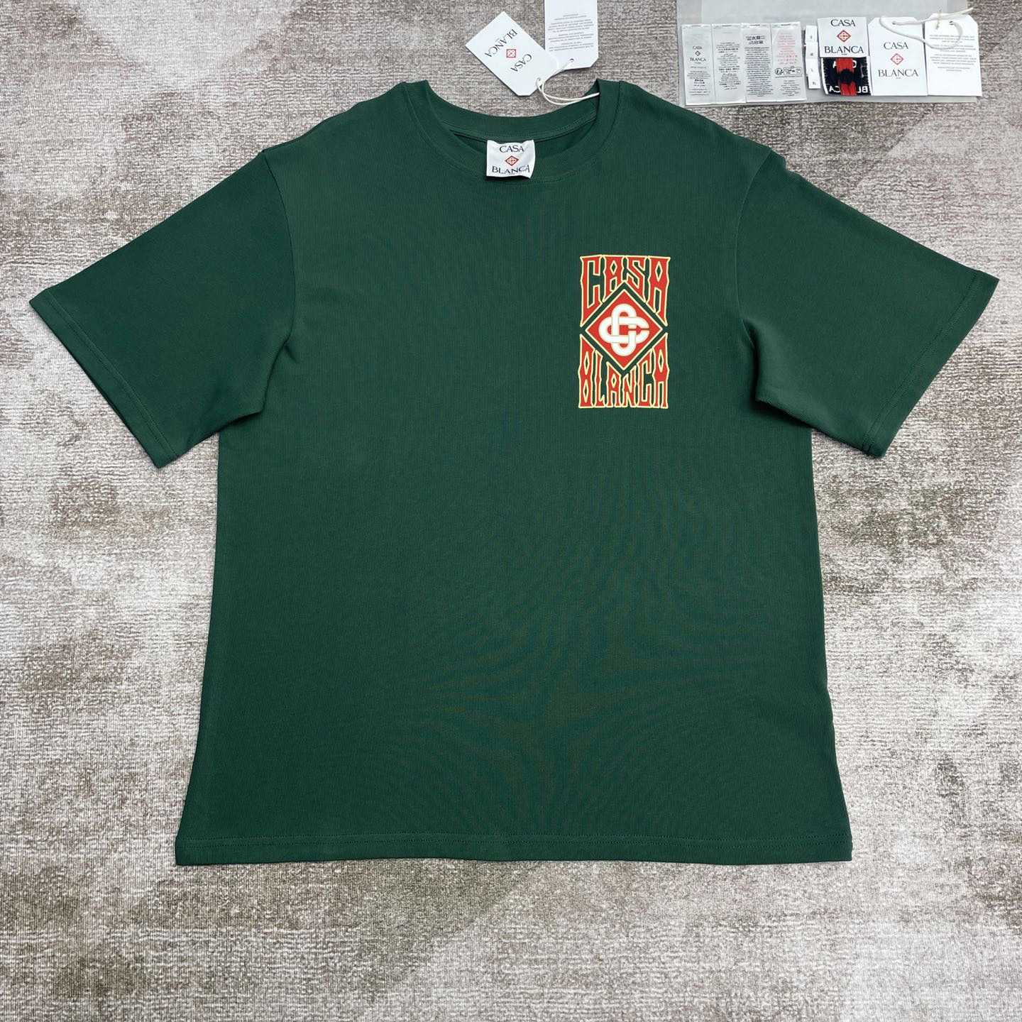 Casablanca Logo-print T-shirt   C974 - DesignerGu