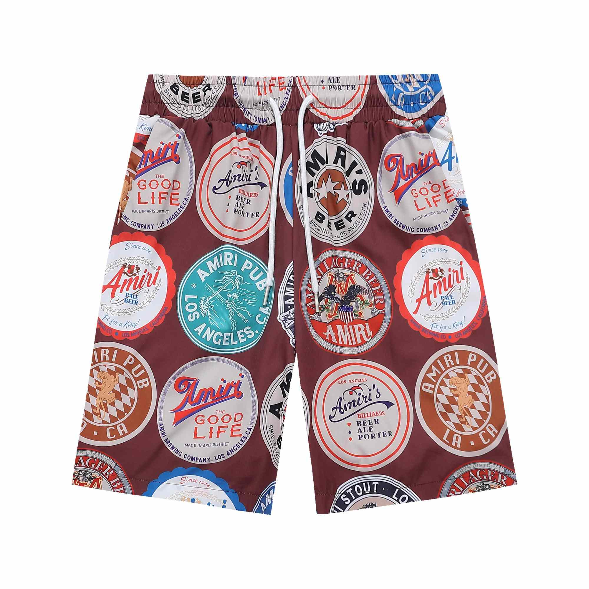 Amiri Silk Shirt And Short - DesignerGu