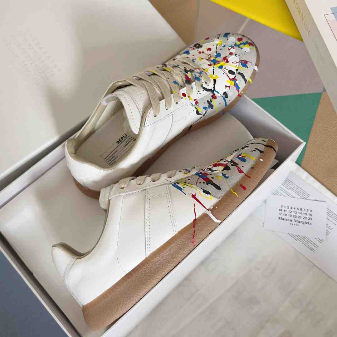 Maison Margiela Replica 'Paint Splatter - White' - DesignerGu