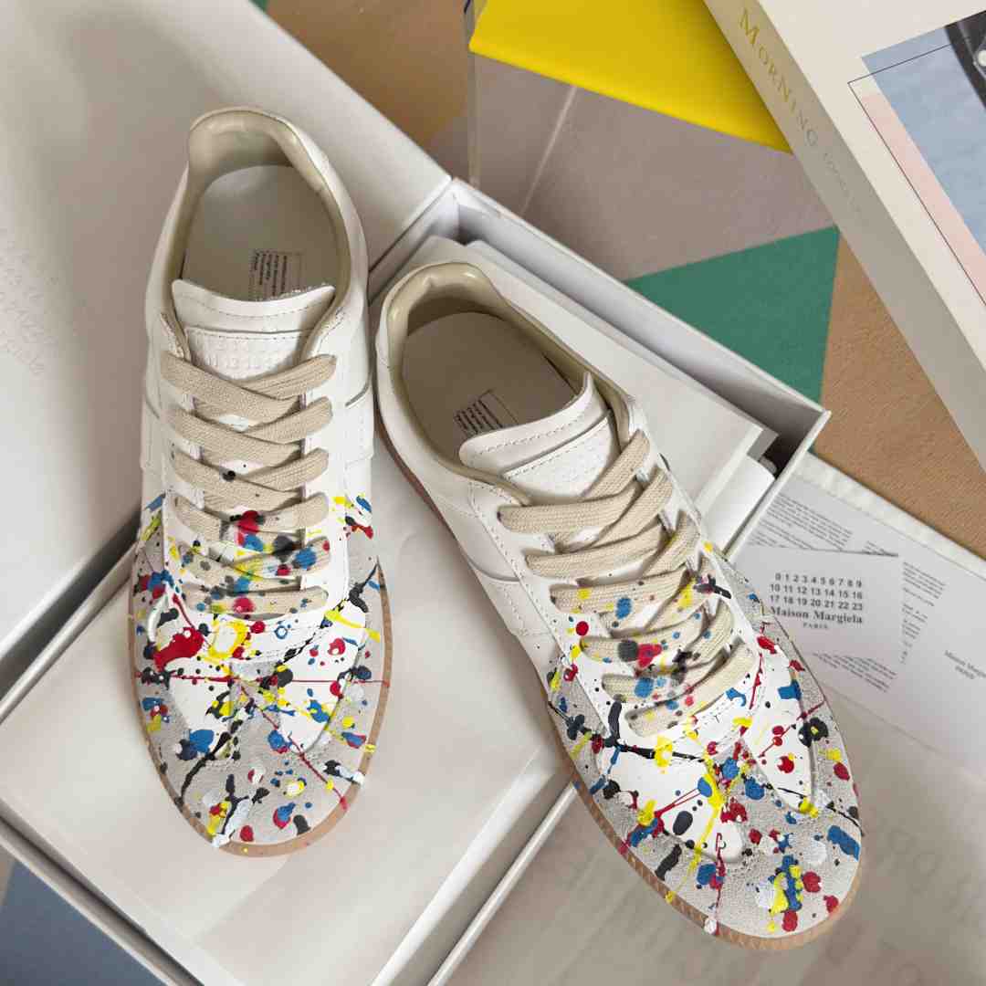 Maison Margiela Replica 'Paint Splatter - White' - DesignerGu