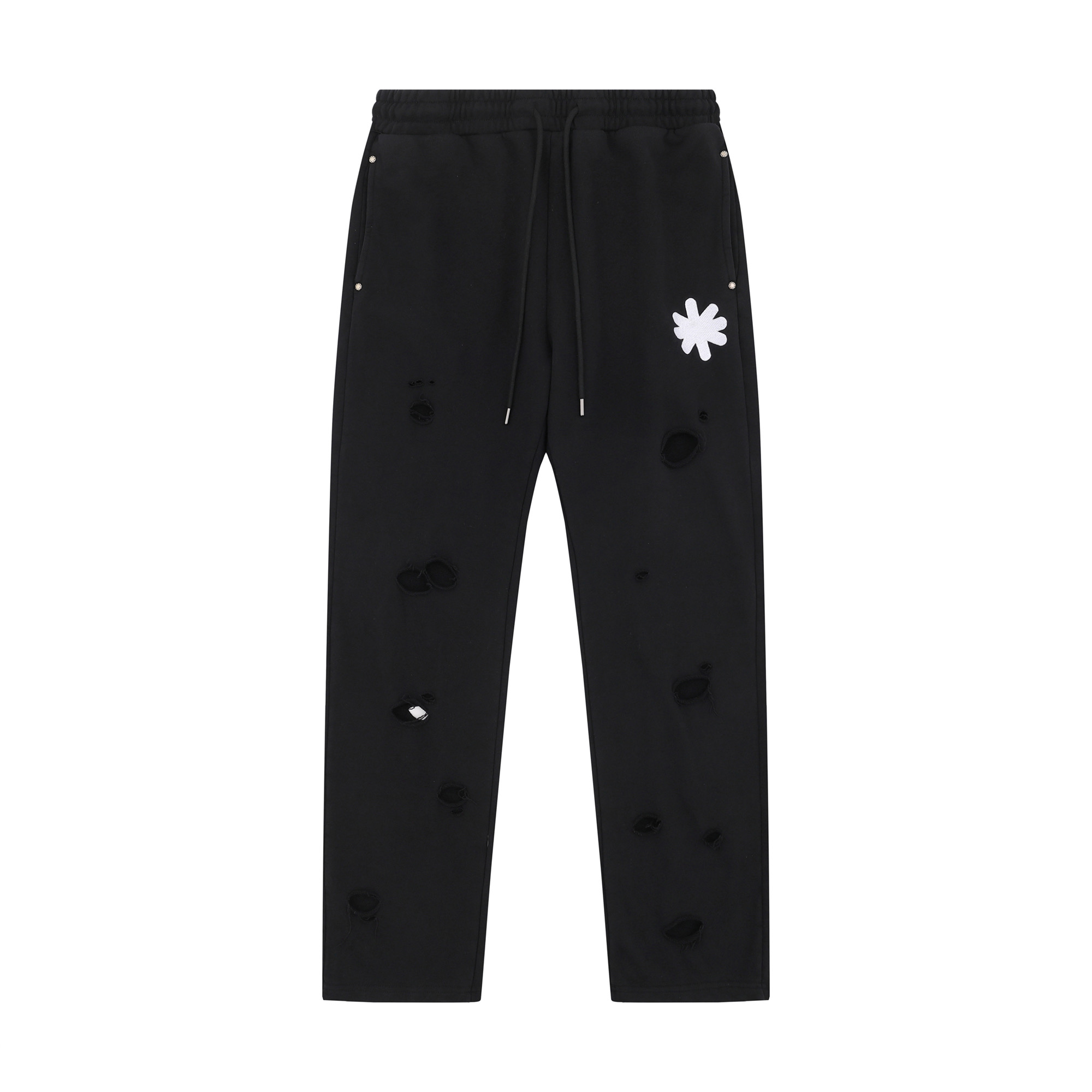 Lost SDHWS Double Layered Logo Sweatpants Heather Grey - DesignerGu