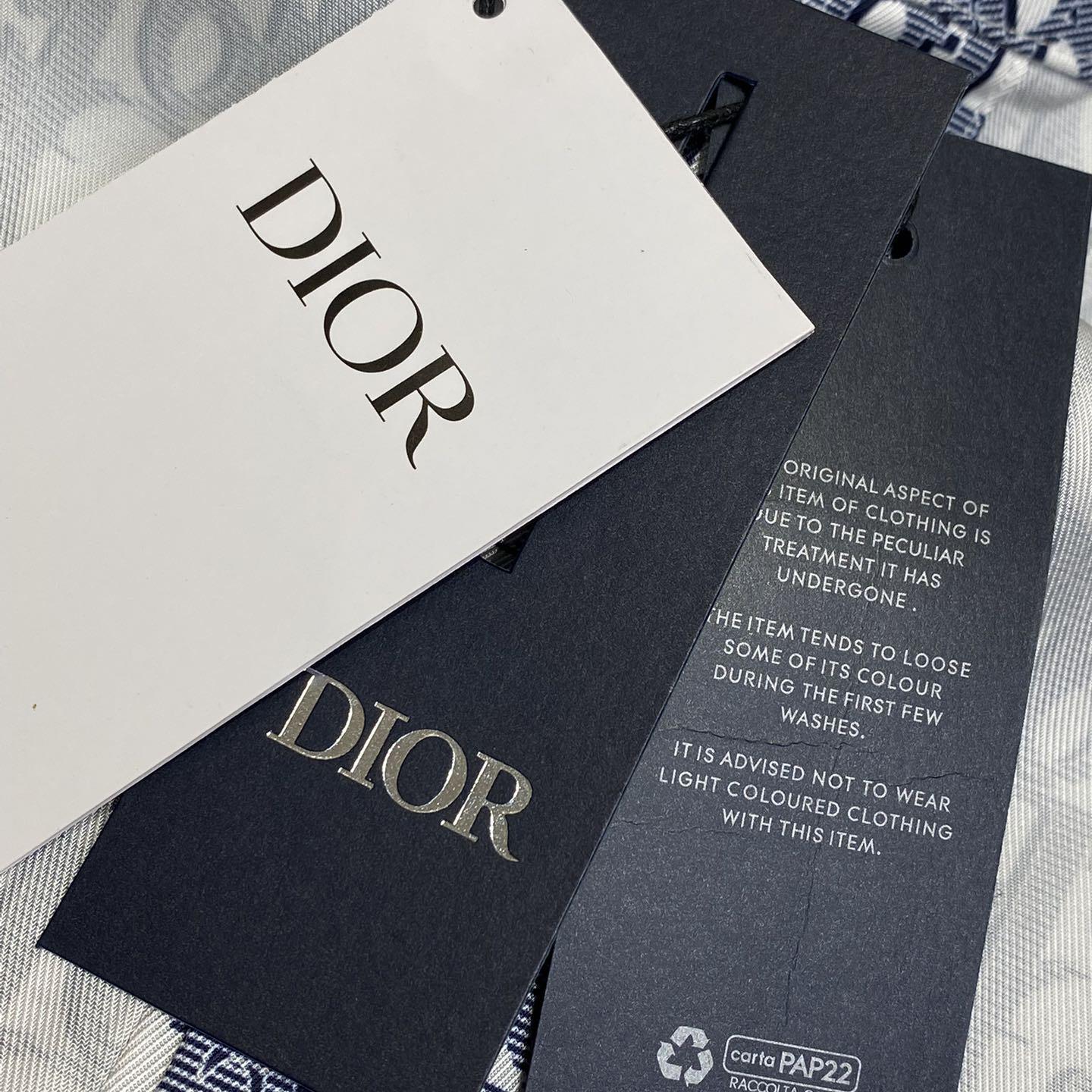 Dior Dior Oblique Long-Sleeved Shirt  - DesignerGu