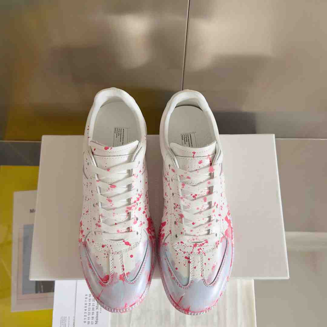 Maison Margiela Replica 'Paint Splatter - White Red' - DesignerGu