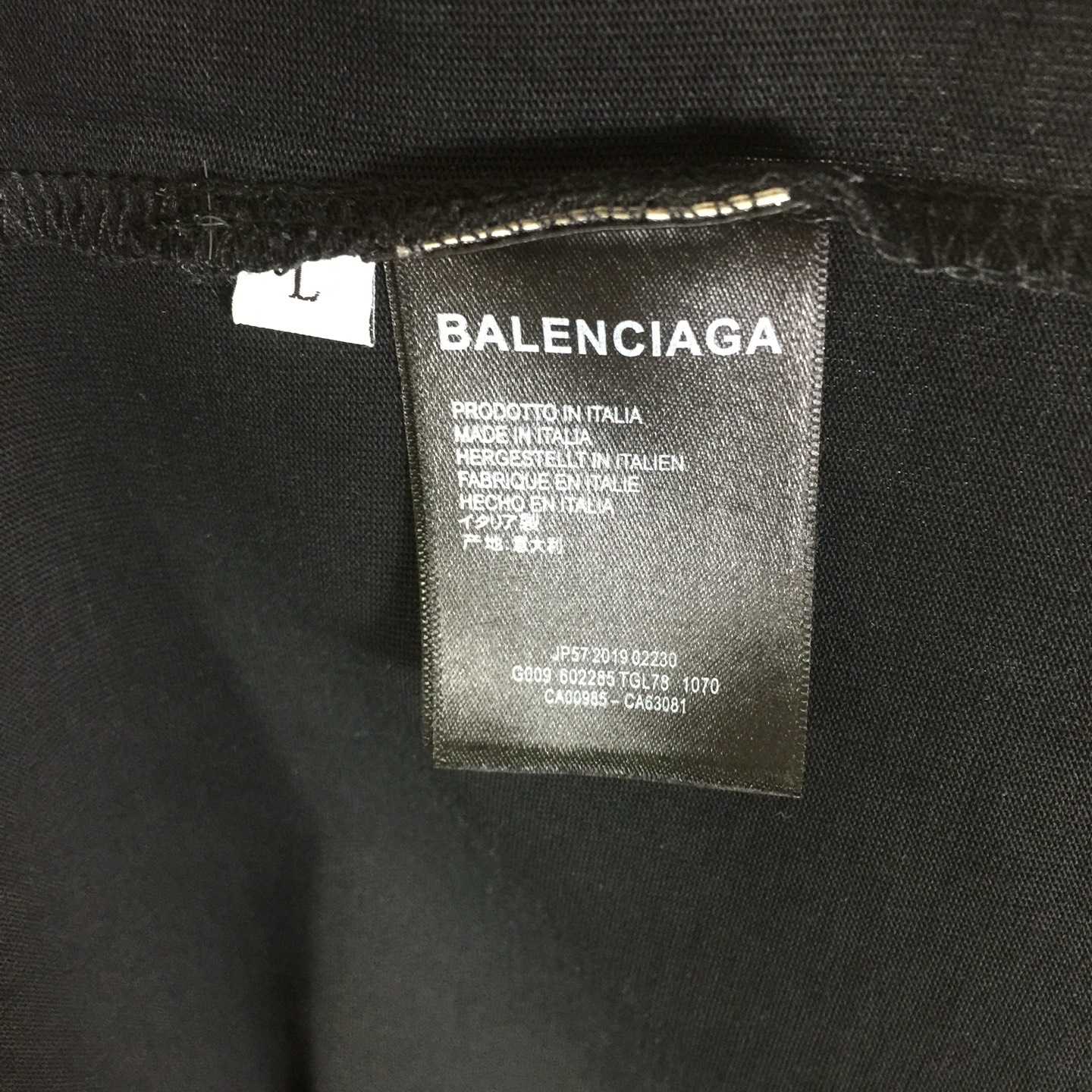 Balenciaga Cotton T-Shirt Medium Fit - DesignerGu