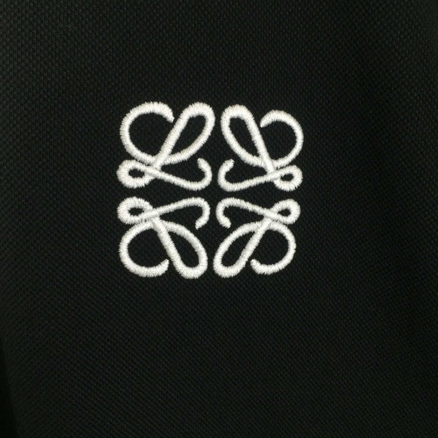 Loewe Logo Cotton Polo Shirt - DesignerGu