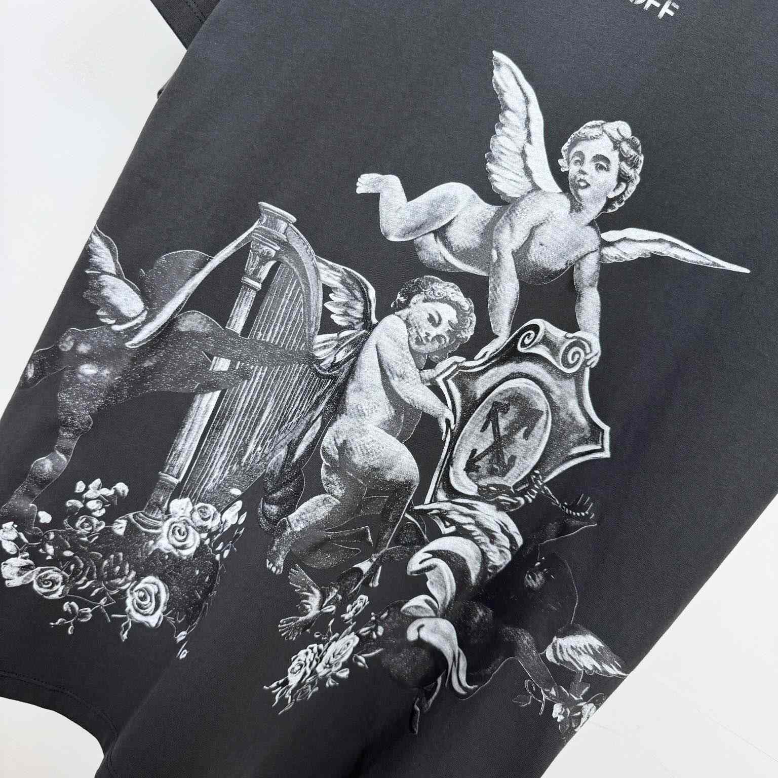 Off-White Putti Skate S/S Tee Vintage Black - White - DesignerGu