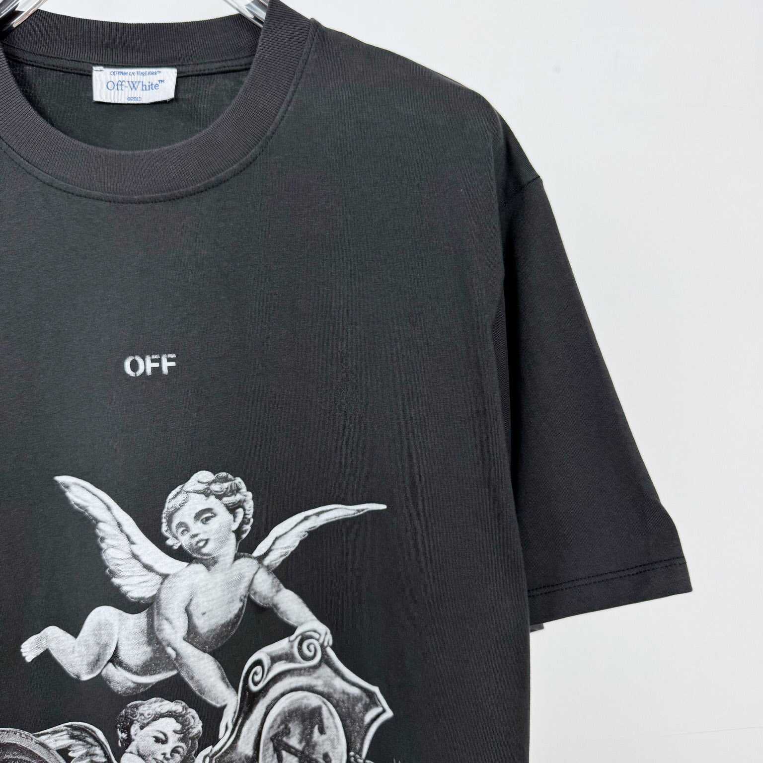 Off-White Putti Skate S/S Tee Vintage Black - White - DesignerGu