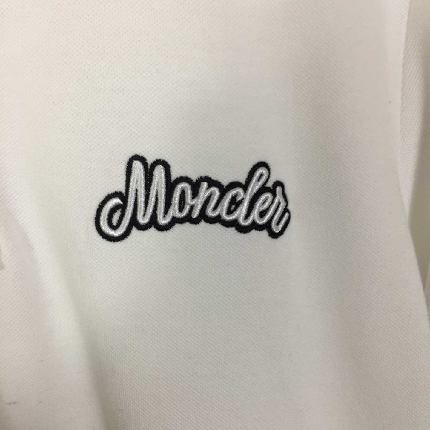 Moncler Logo Cotton Polo Shirt - DesignerGu