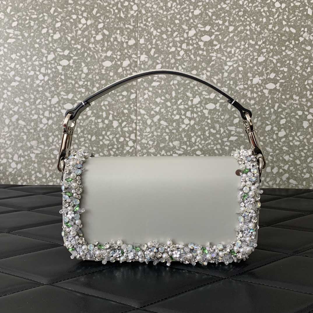 Valenti Garavani Locò Small Embroidered  Shoulder Bag - DesignerGu