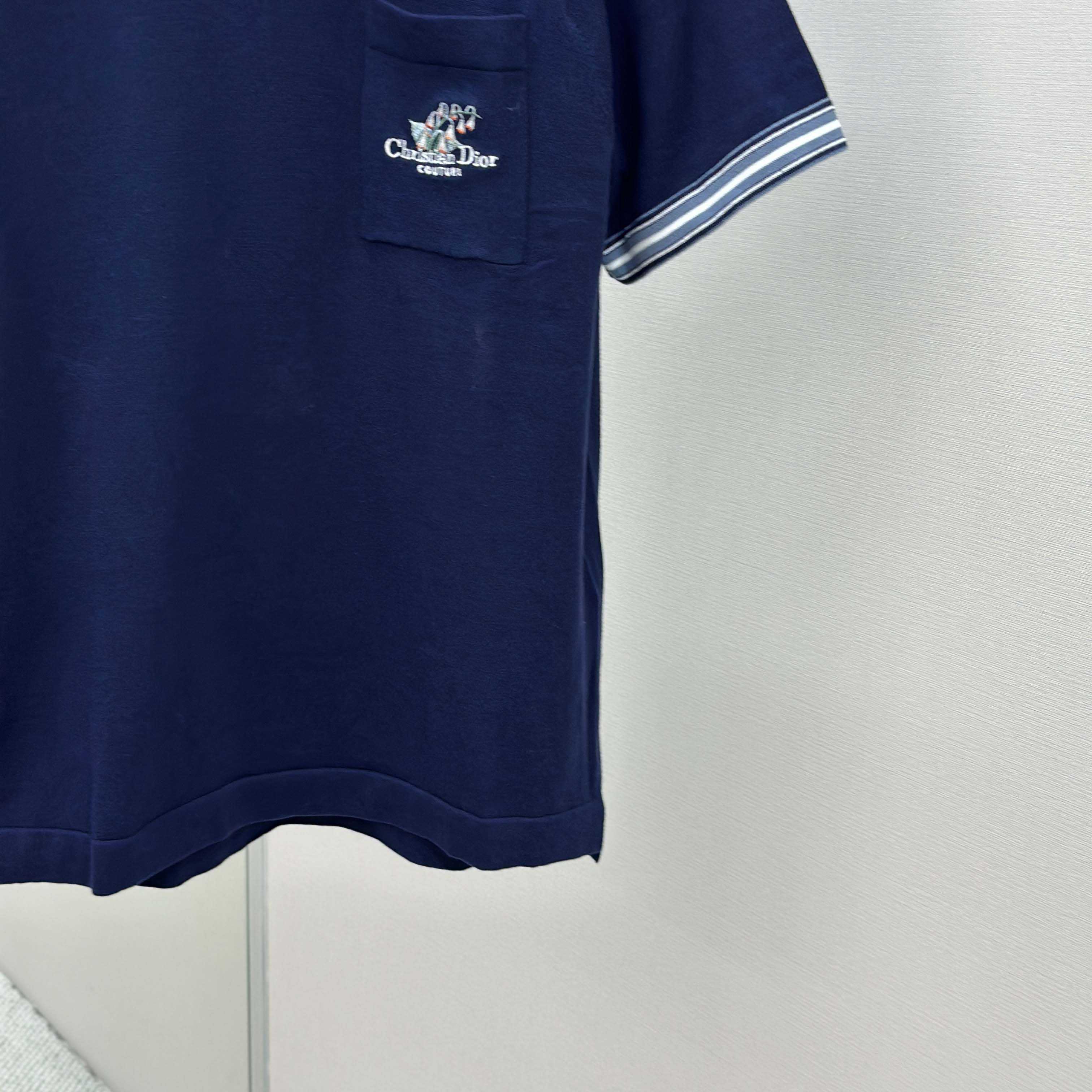 Christian Dior Couture Lily of the Valley Polo Shirt  - DesignerGu