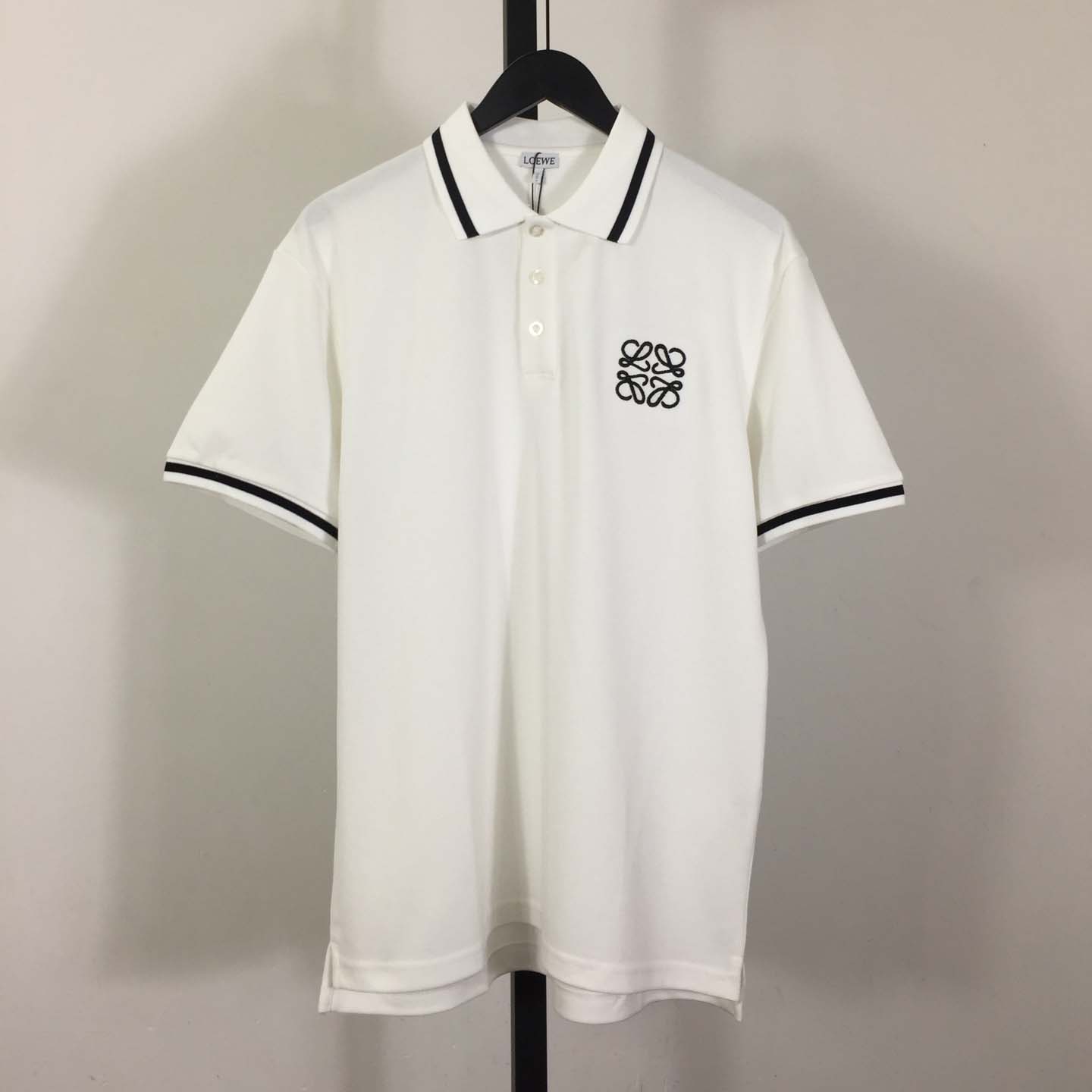 Loewe Logo Cotton Polo Shirt - DesignerGu