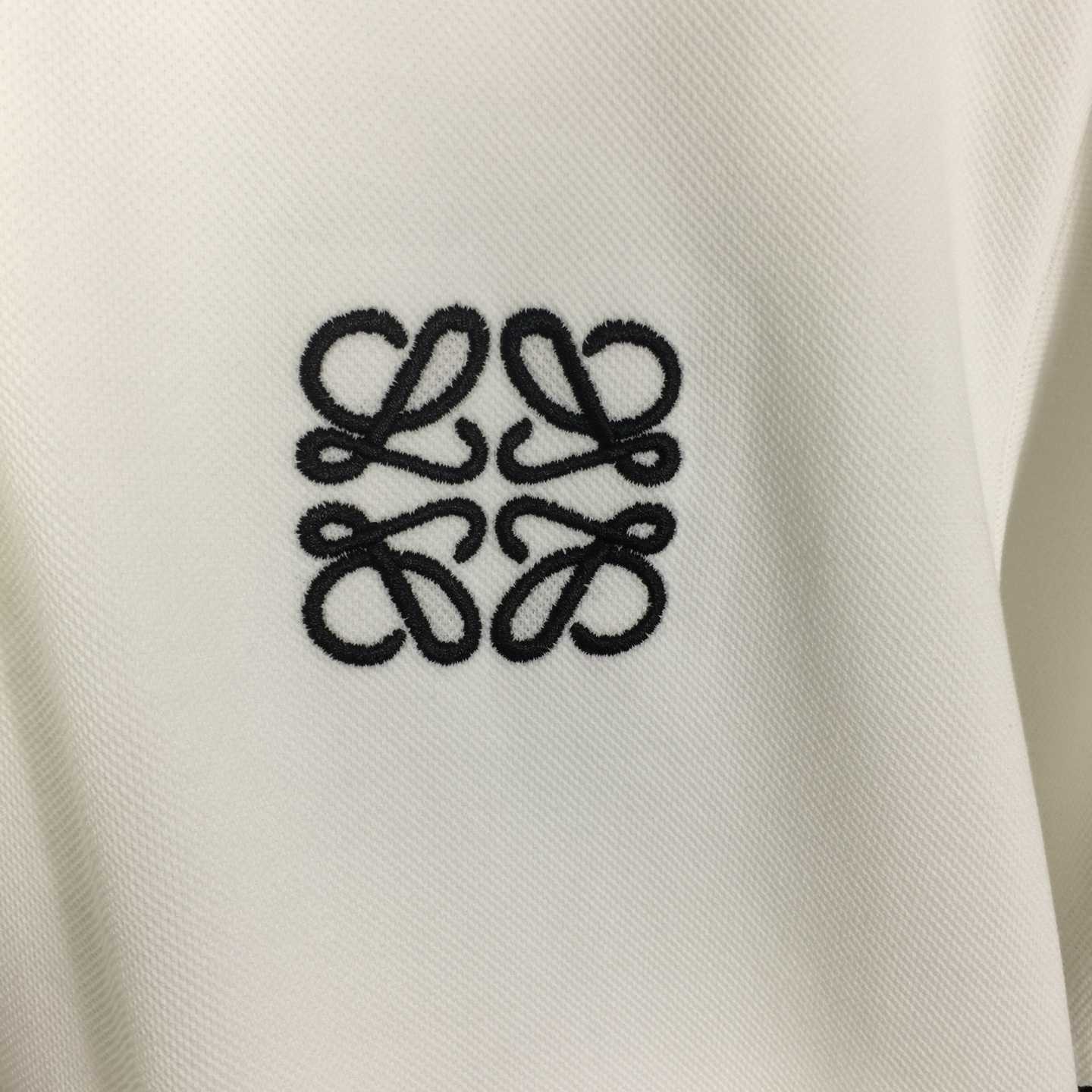 Loewe Logo Cotton Polo Shirt - DesignerGu