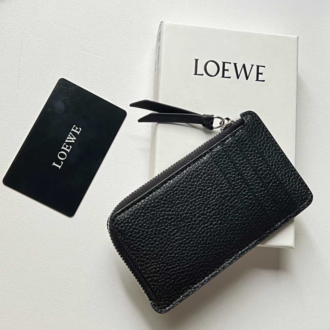 Loewe Coin Cardholder In Soft Grained Calfskin  PB2000   (50% Off Sale) - DesignerGu