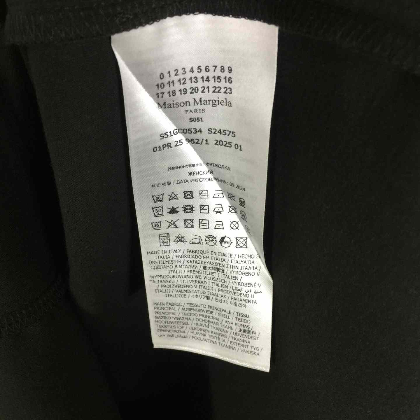 Maison Margiela Printed cotton-jersey T-shirt - DesignerGu