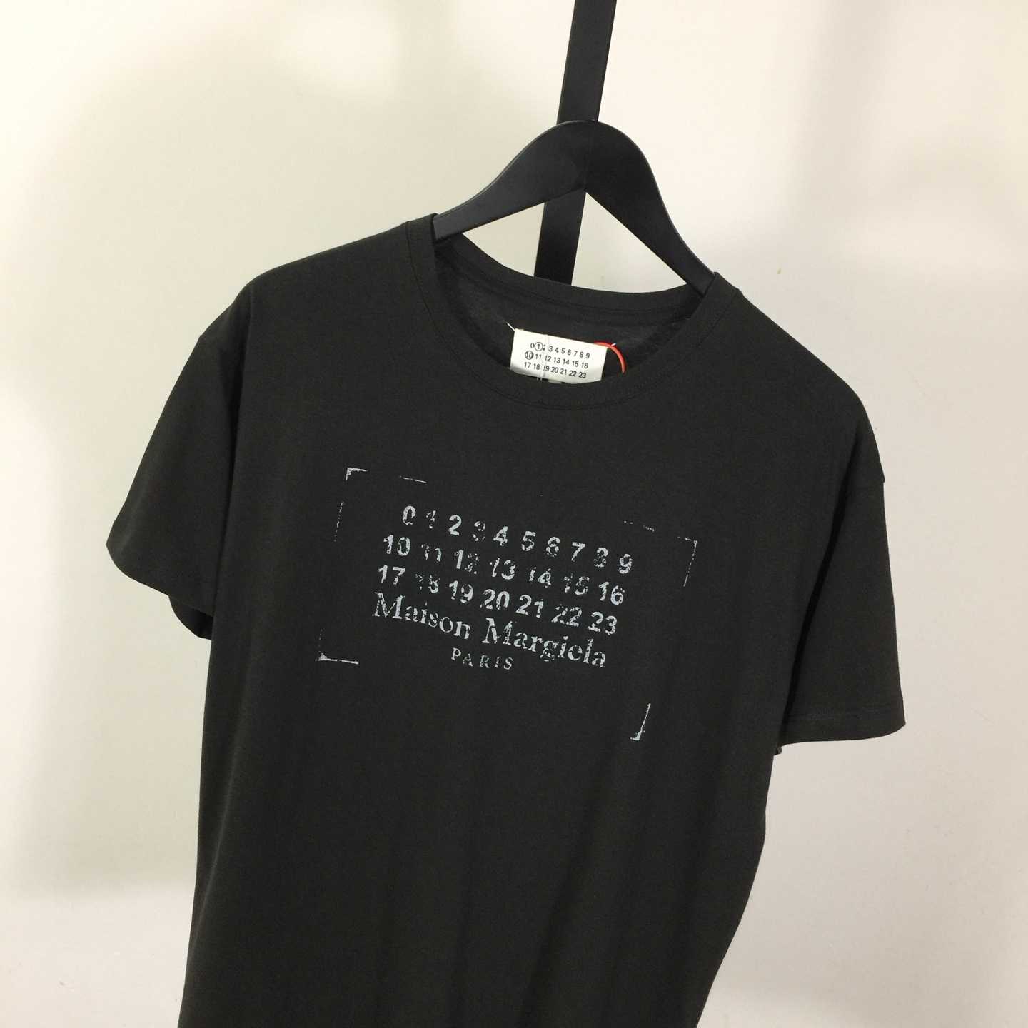 Maison Margiela Printed cotton-jersey T-shirt - DesignerGu