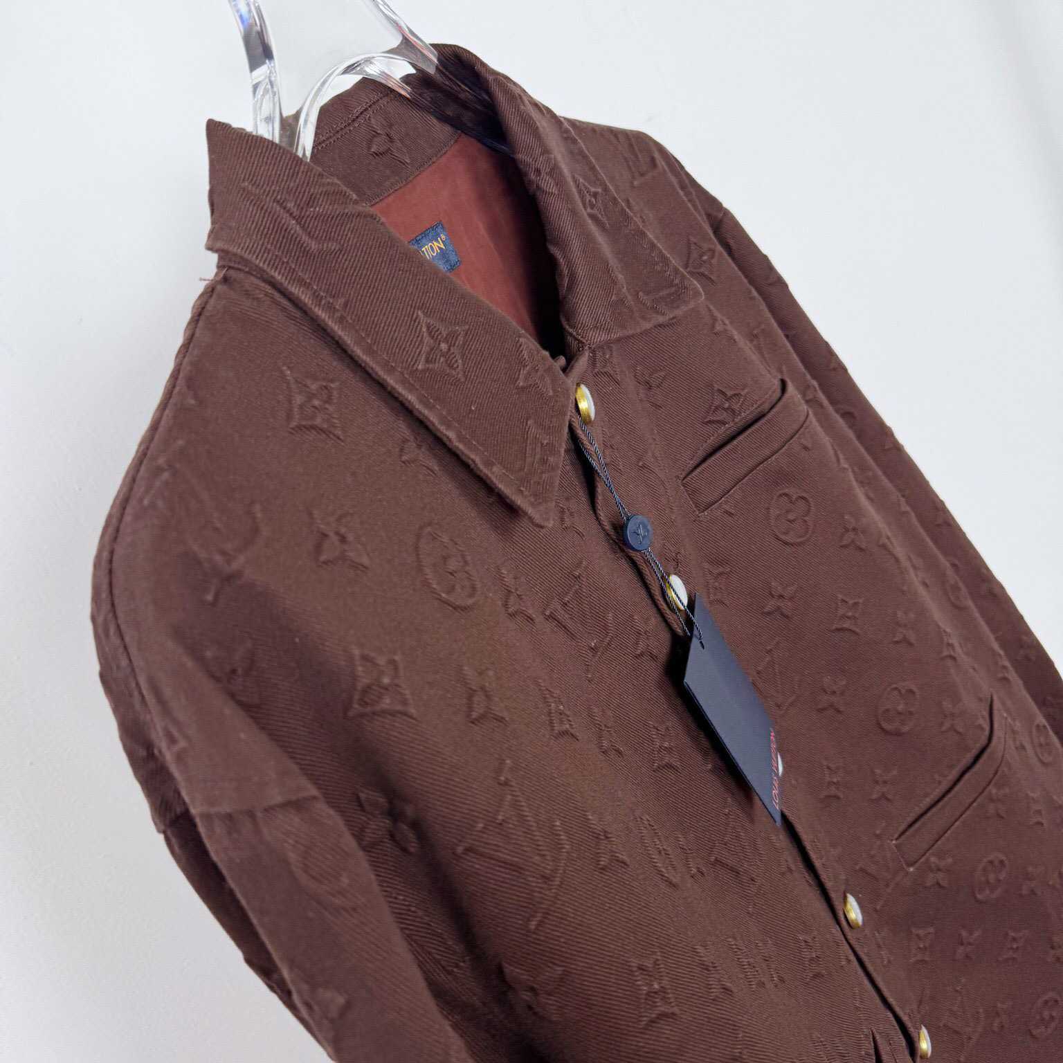 Louis Vuitton Monogram Embossed Overshirt   1AHBF1 - DesignerGu