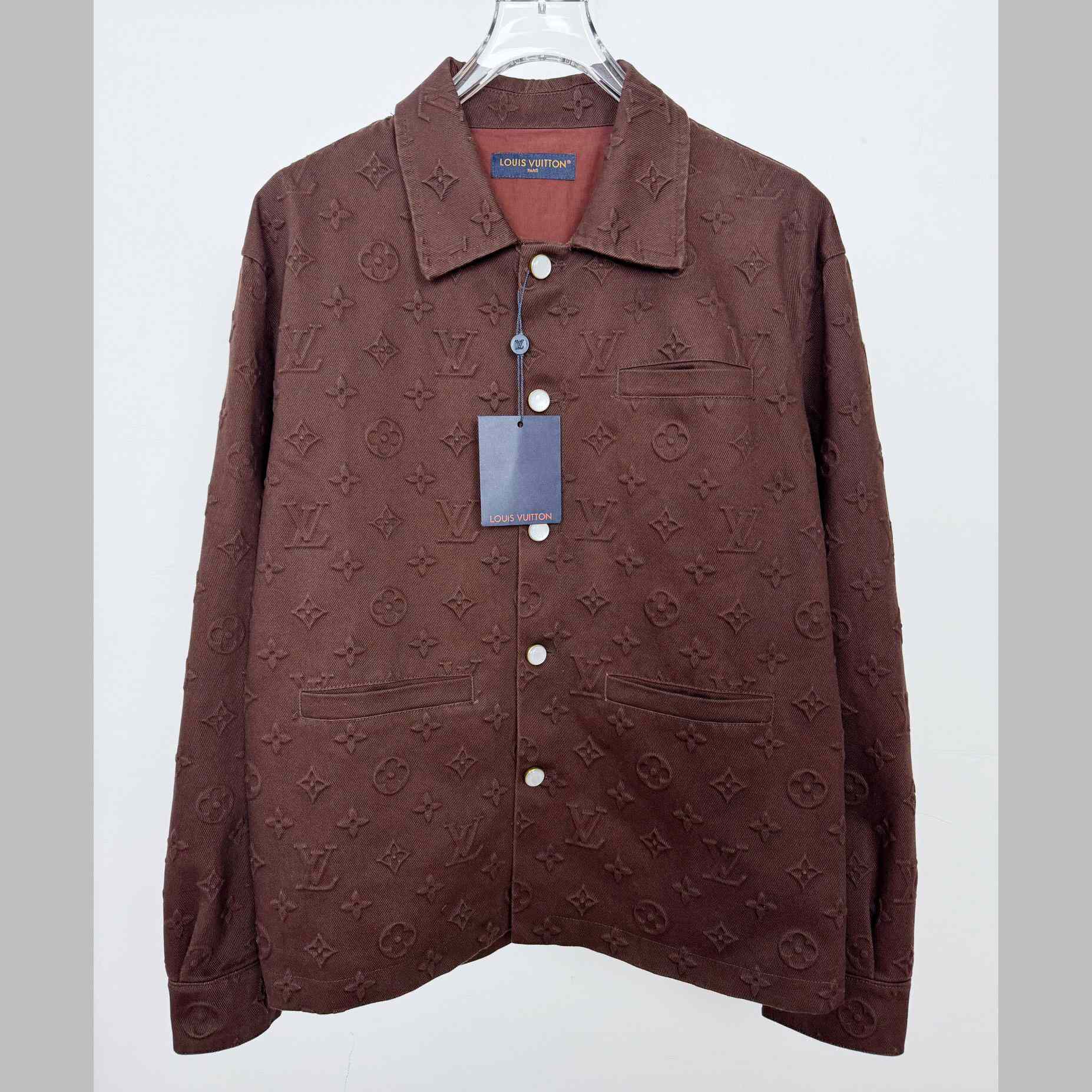 Louis Vuitton Monogram Embossed Overshirt   1AHBF1 - DesignerGu