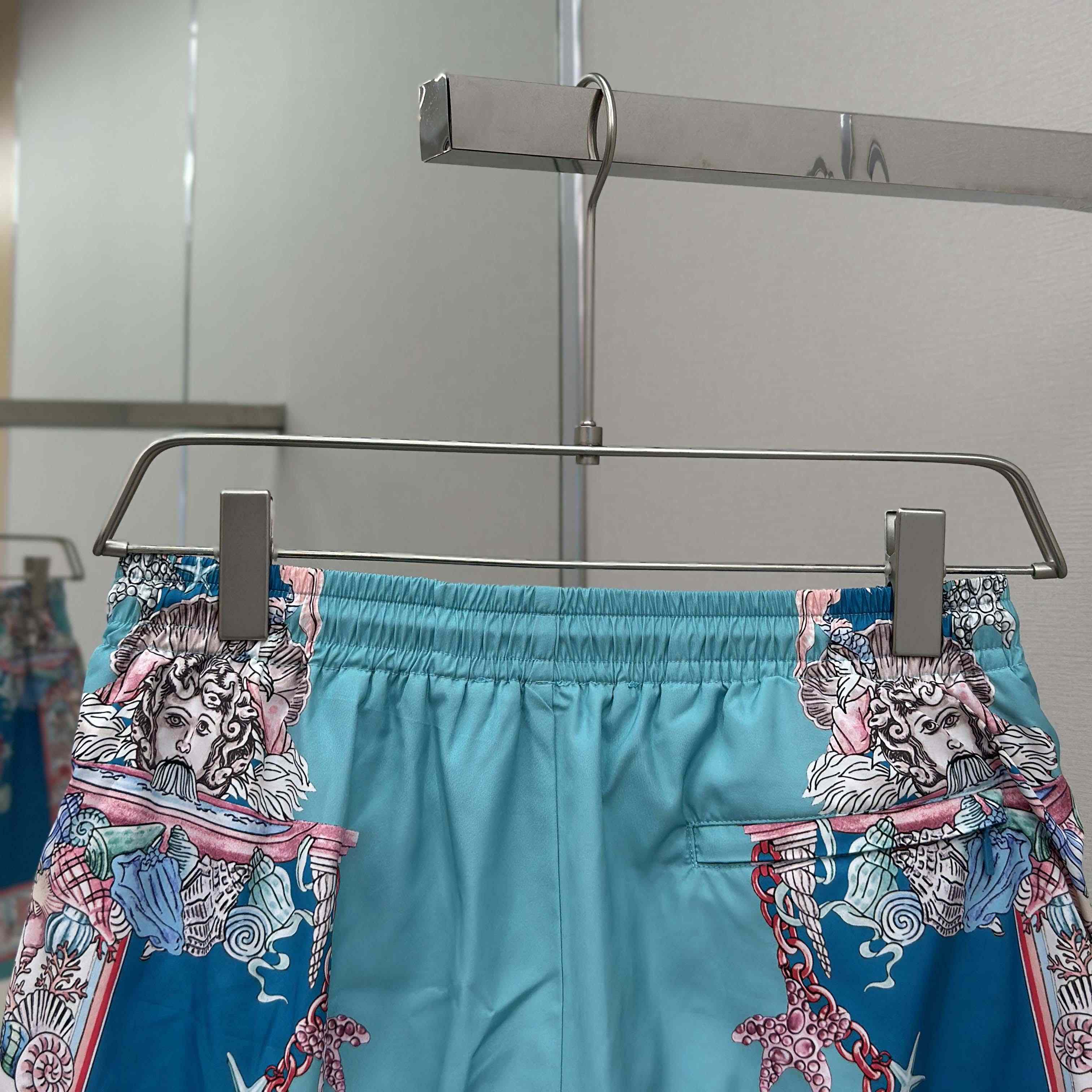 Versace Coral Theatre Swim Boardshorts  - DesignerGu