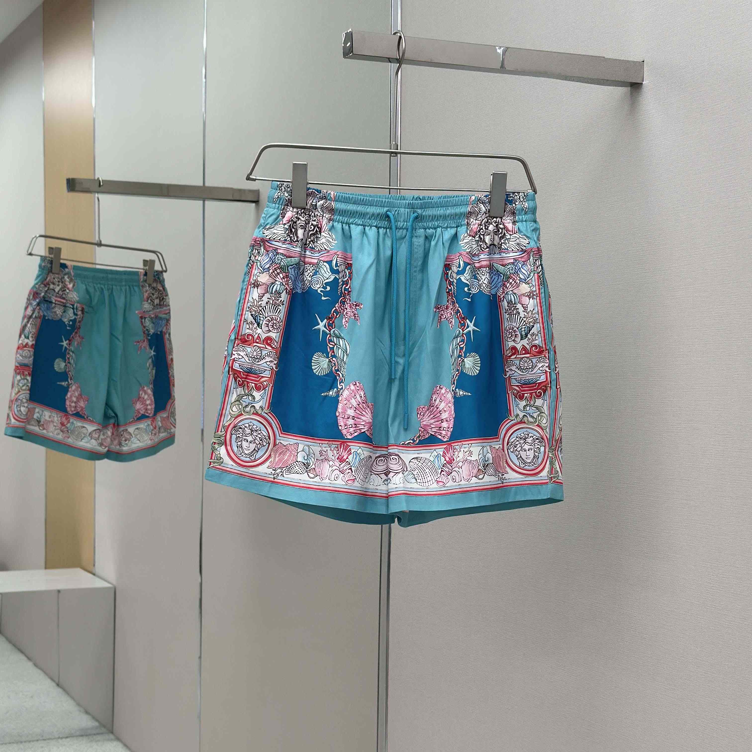 Versace Coral Theatre Swim Boardshorts  - DesignerGu