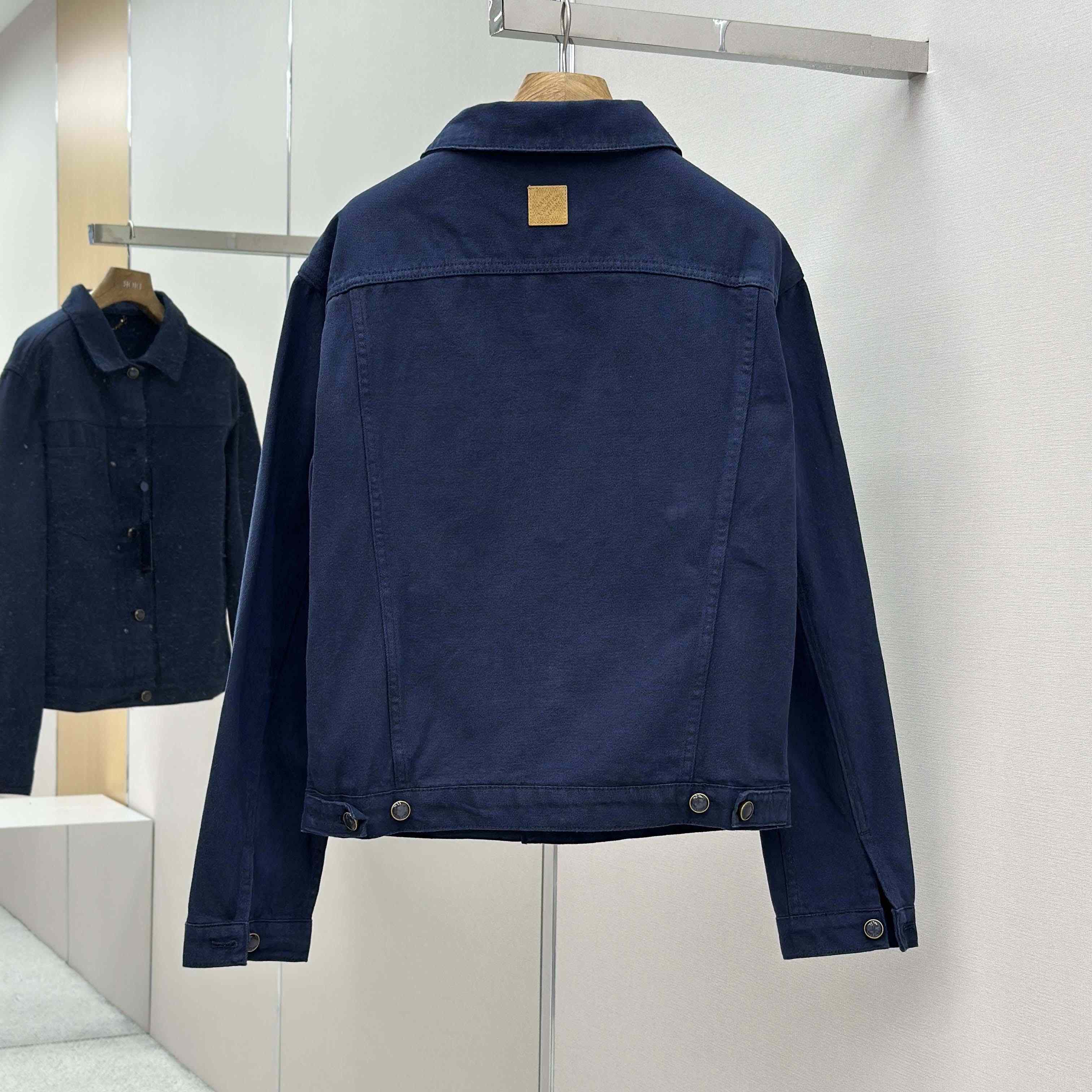 Louis Vuitton Garment-Dyed Denim Type II Trucker Jacket   1AHUY5 - DesignerGu