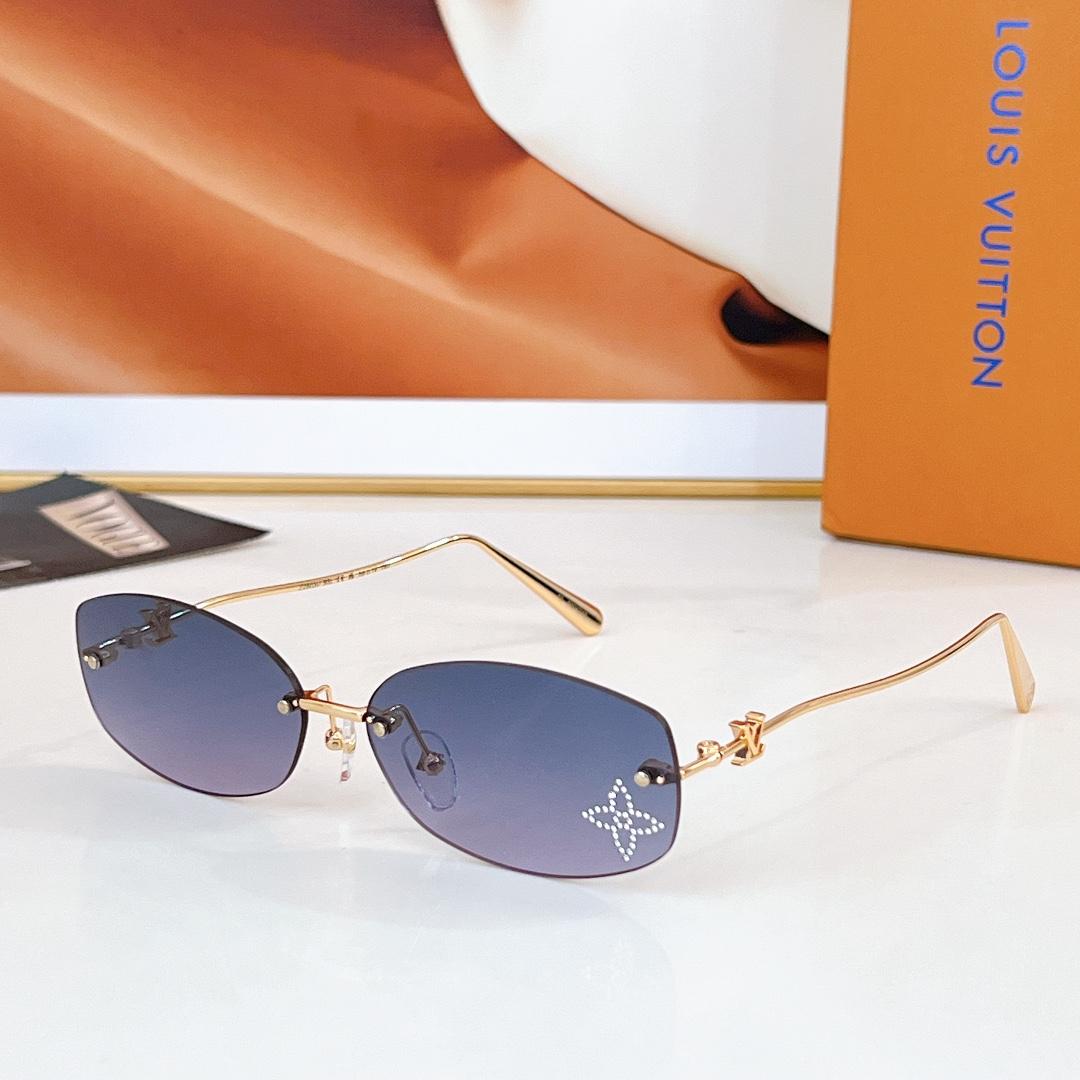 Louis Vuitton LV Glam 2.0 Oval Sunglasses   Z2959U - DesignerGu