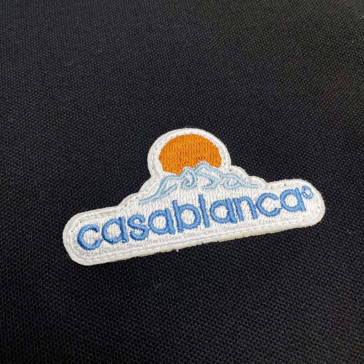 Casablanca Organic-cotton Polo Shirt   c1051 - DesignerGu