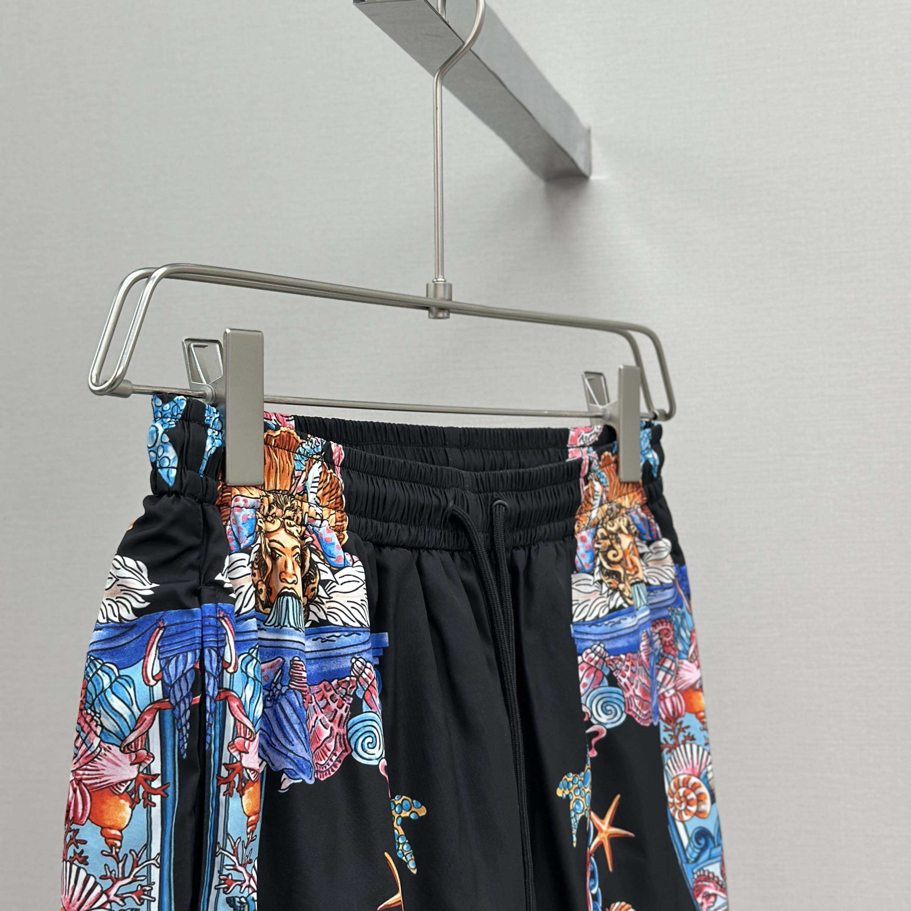 Versace Coral Theatre Swim Boardshorts  - DesignerGu