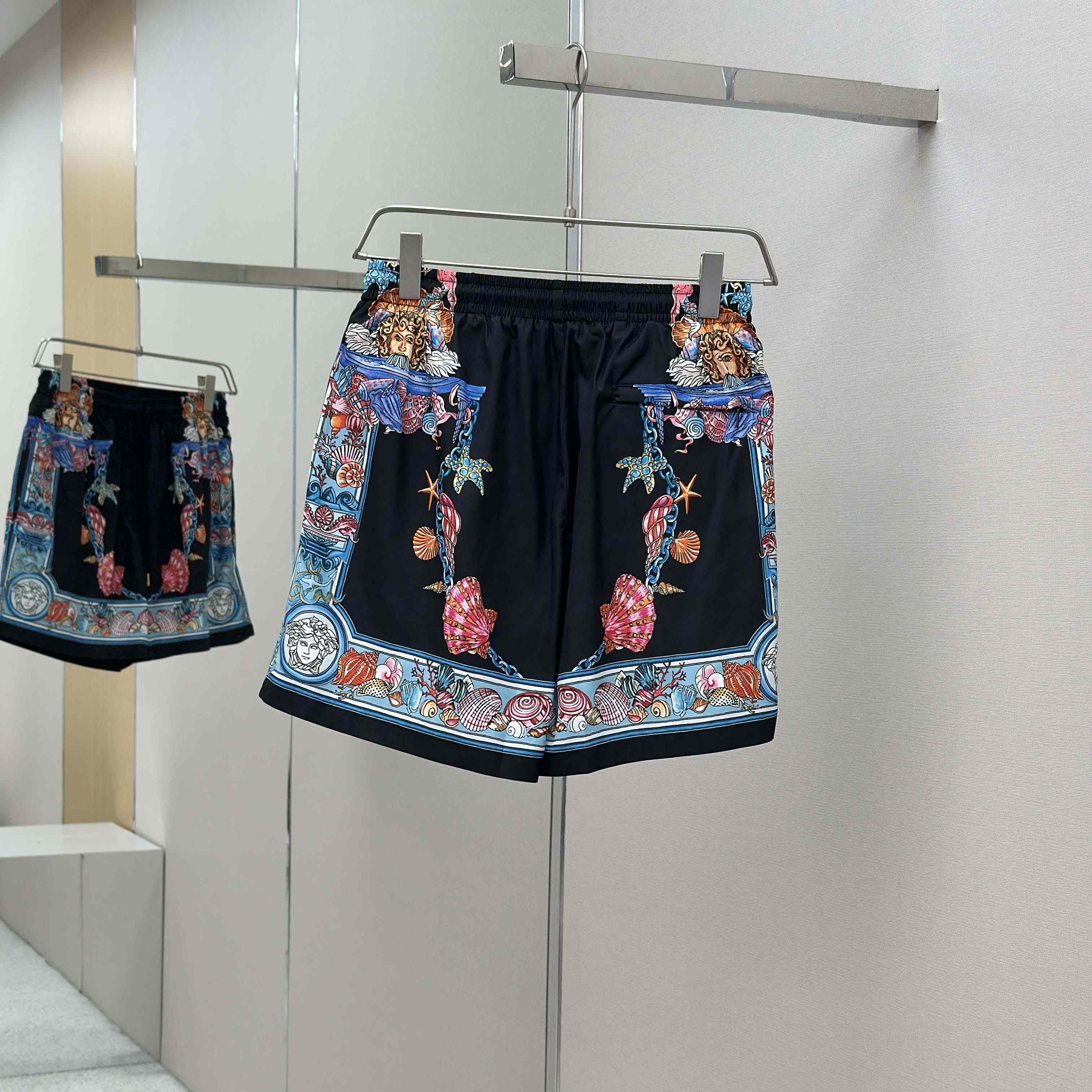 Versace Coral Theatre Swim Boardshorts  - DesignerGu