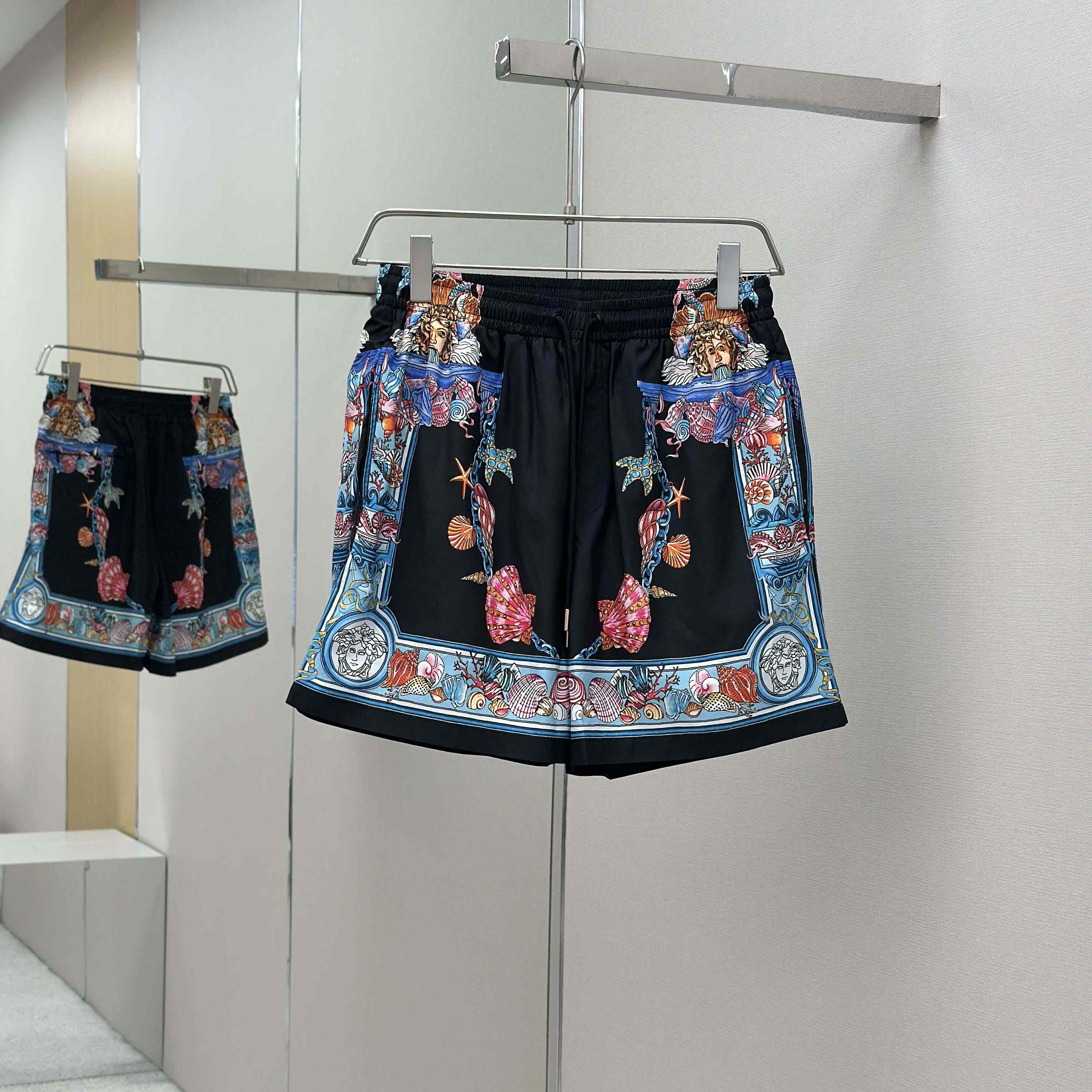 Versace Coral Theatre Swim Boardshorts  - DesignerGu