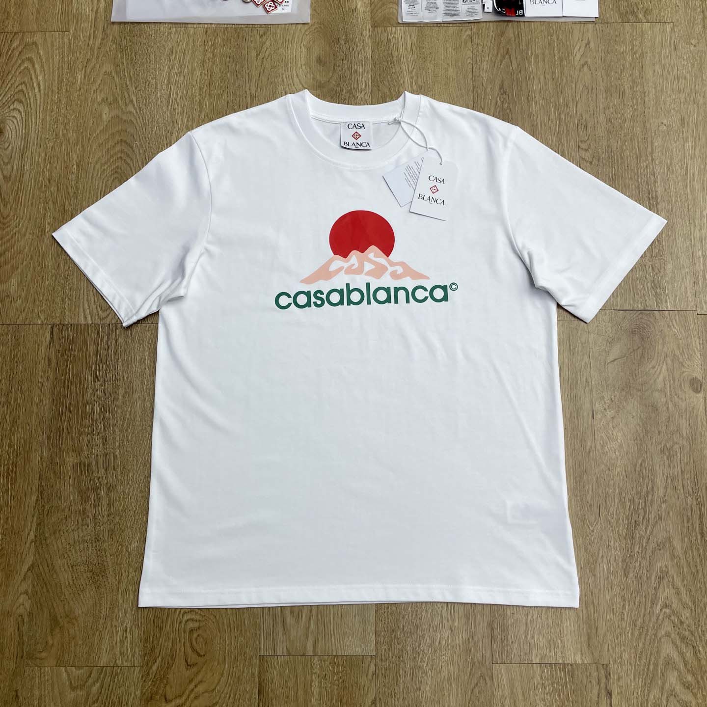 Casablanca Montagne Printed T-Shirt 'White'   C1034 - DesignerGu