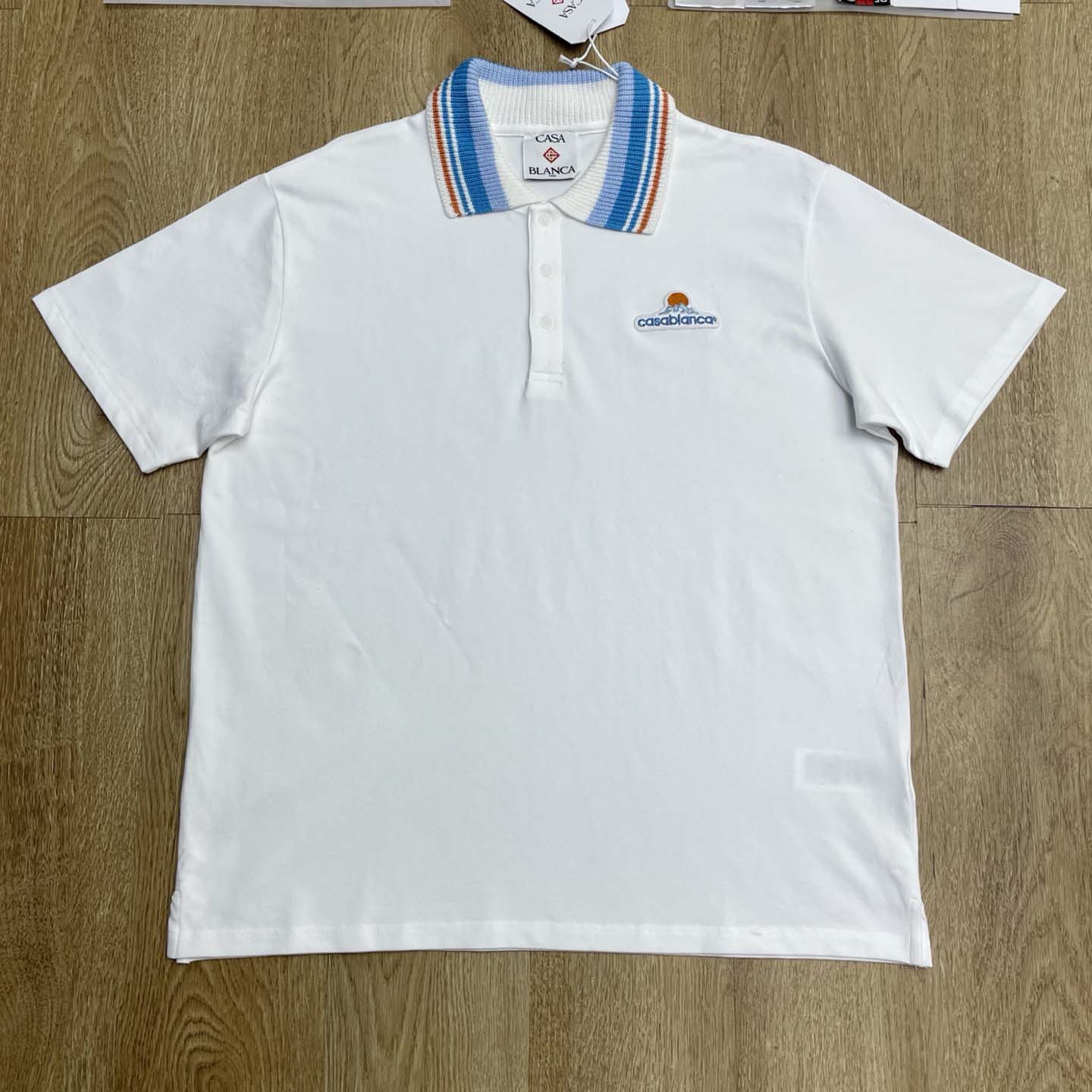 Casablanca Organic-cotton Polo Shirt   c1050 - DesignerGu