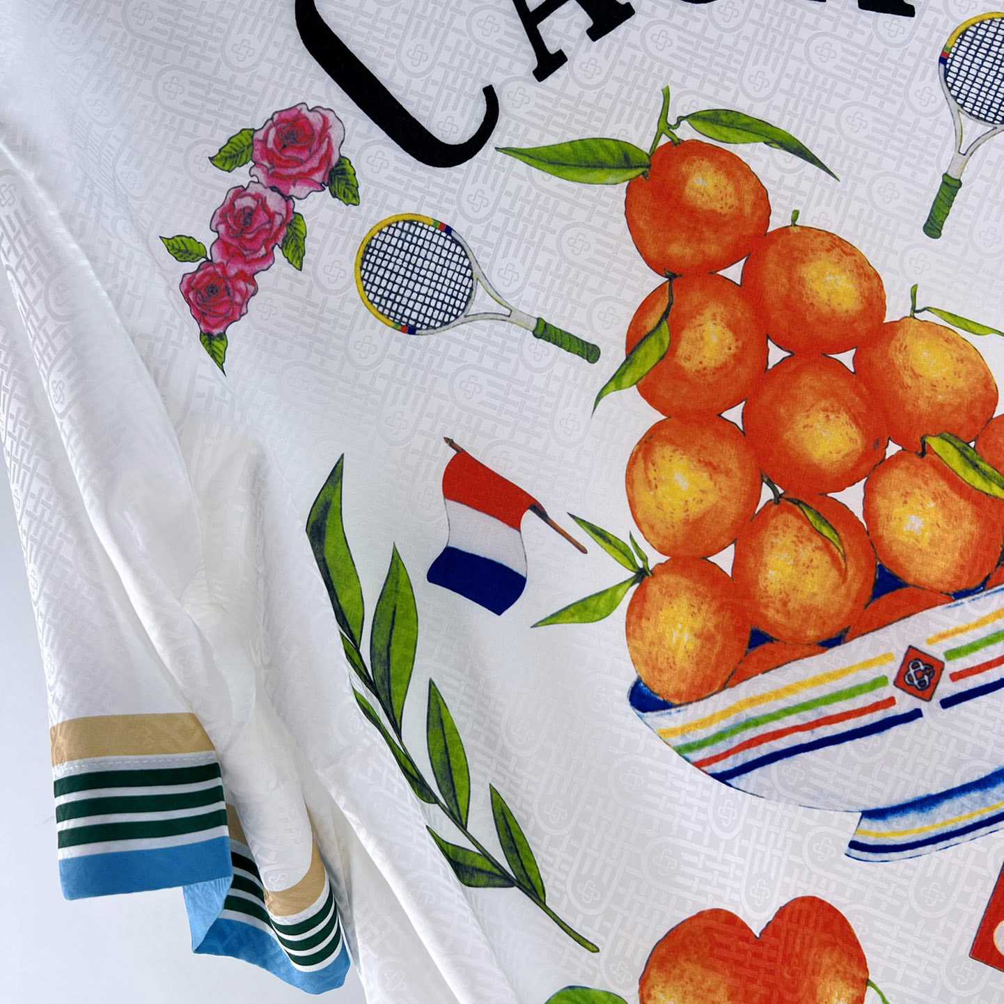 Casablanca Short Sleeve Shirt And Shorts - DesignerGu