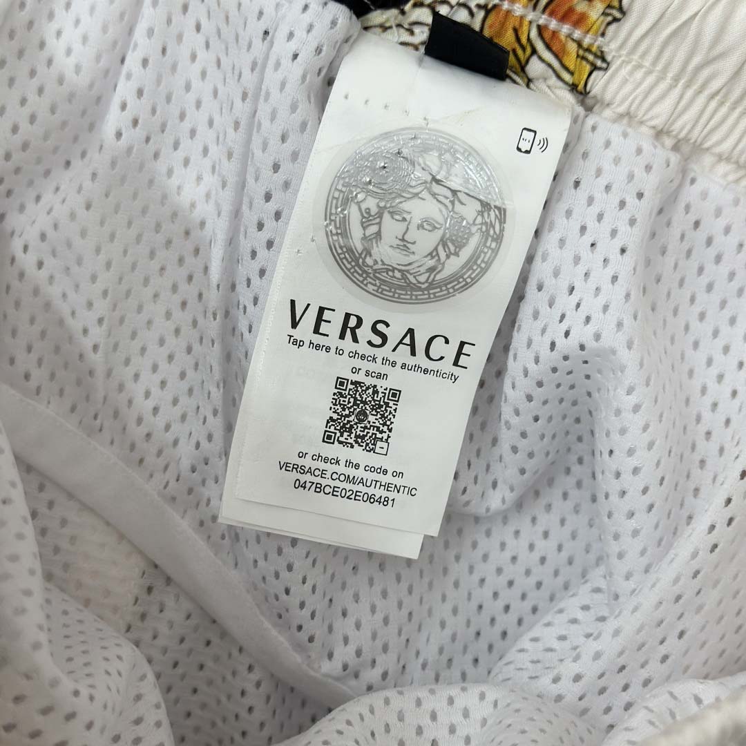 Versace Coral Theatre Swim Boardshorts  - DesignerGu