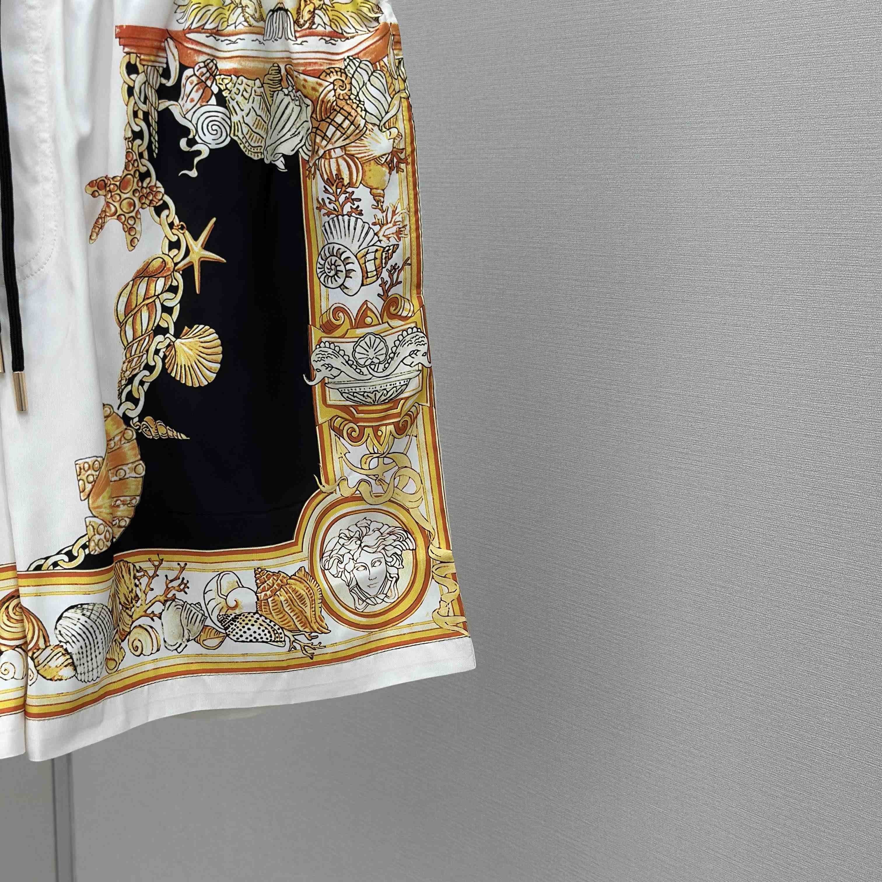Versace Coral Theatre Swim Boardshorts  - DesignerGu